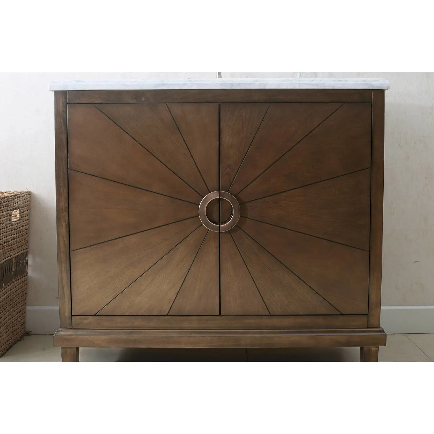 Legion Furniture 36 Inch Carrara White Top Ceramic Sink Vanity Cabinet - image 5