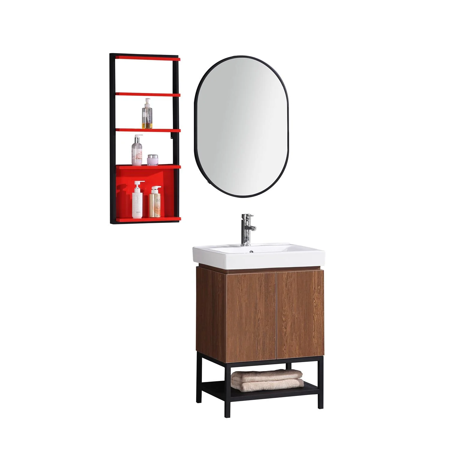 Legion Furniture 24 Inch White Ceramic Top and Sink Vanity Cabinet - image 1