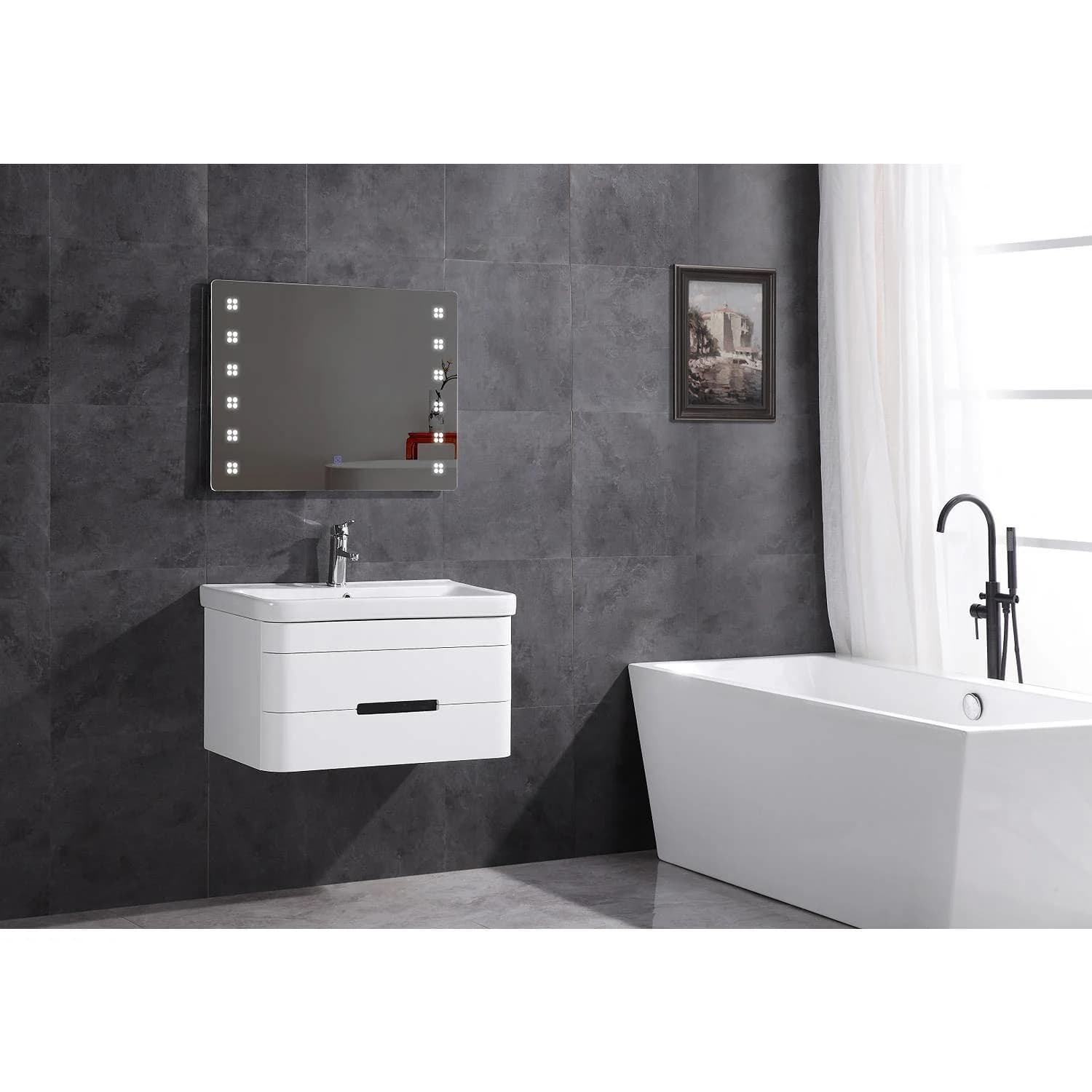 Legion Furniture 32 Inch White Ceramic Top and Sink Vanity Cabinet - image 3