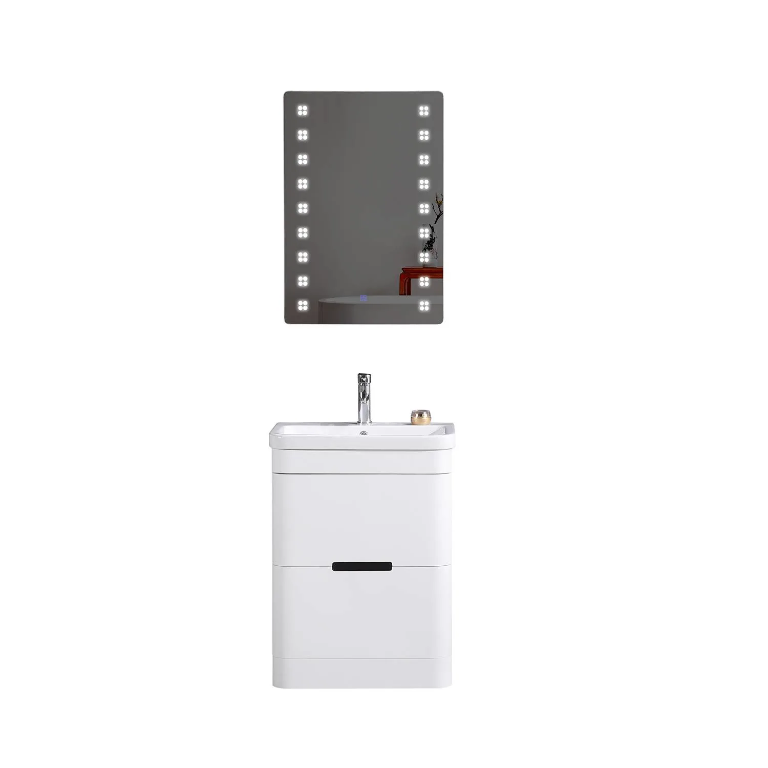 Legion Furniture 24 Inch White Ceramic Top and Sink Vanity Cabinet - image 1