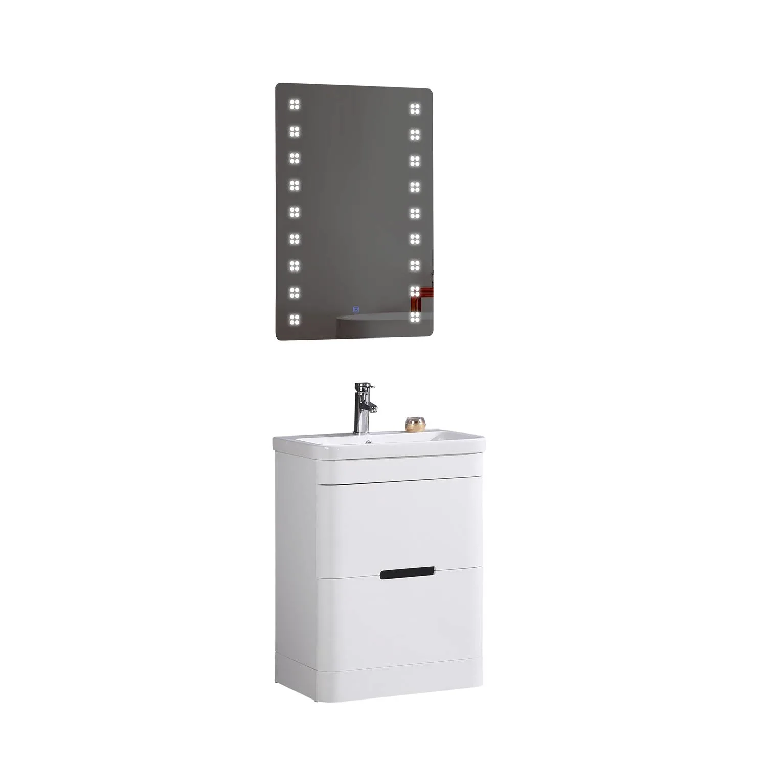Legion Furniture 24 Inch White Ceramic Top and Sink Vanity Cabinet - image 2