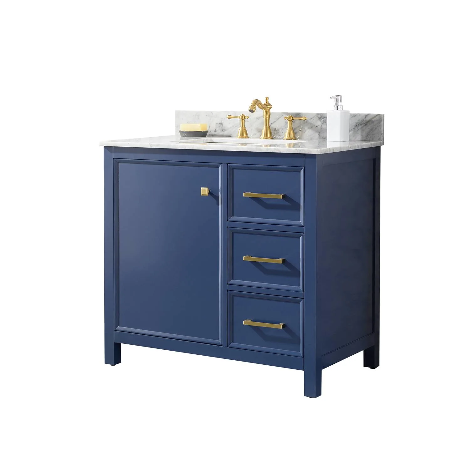 Legion Furniture 36 Inch Carrara White Top Ceramic Sink Vanity Cabinet - image 12