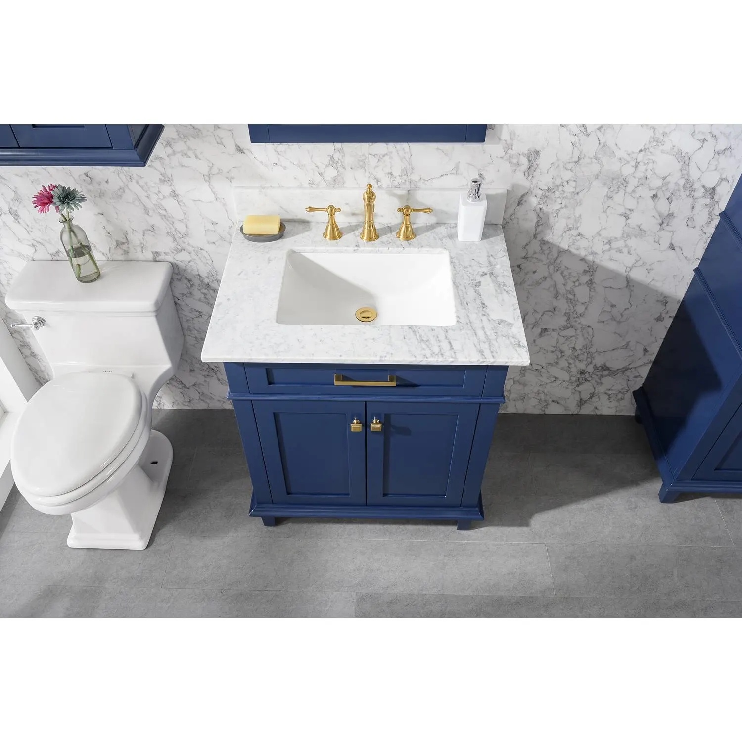 Legion Furniture 30 Inch Carrara White Top Ceramic Sink Vanity Cabinet - image 11