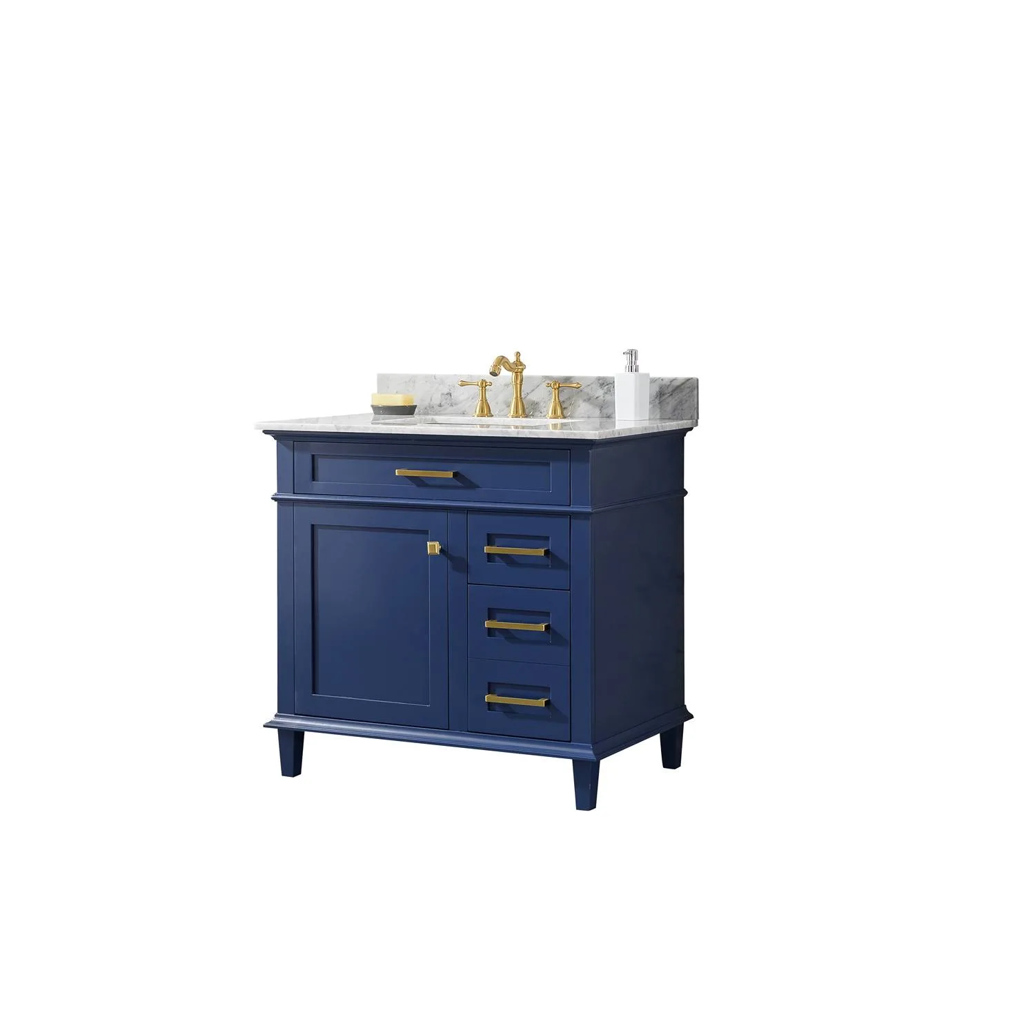 Legion Furniture 36 Inch Carrara White Top Ceramic Sink Vanity Cabinet - image 16