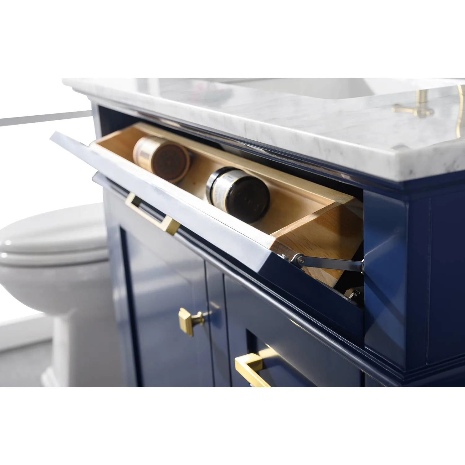 Legion Furniture 36 Inch Carrara White Top Ceramic Sink Vanity Cabinet - image 7