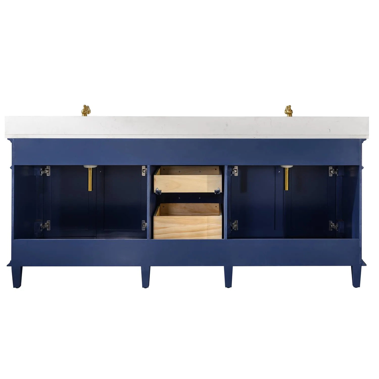 Legion Furniture 80 Inch Carrara White Top Double Sink Vanity Cabinet - image 18
