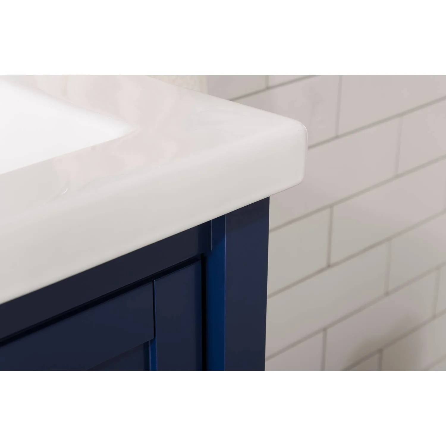 Legion Furniture 24 Inch White Ceramic Top and Sink Vanity Cabinet - image 5
