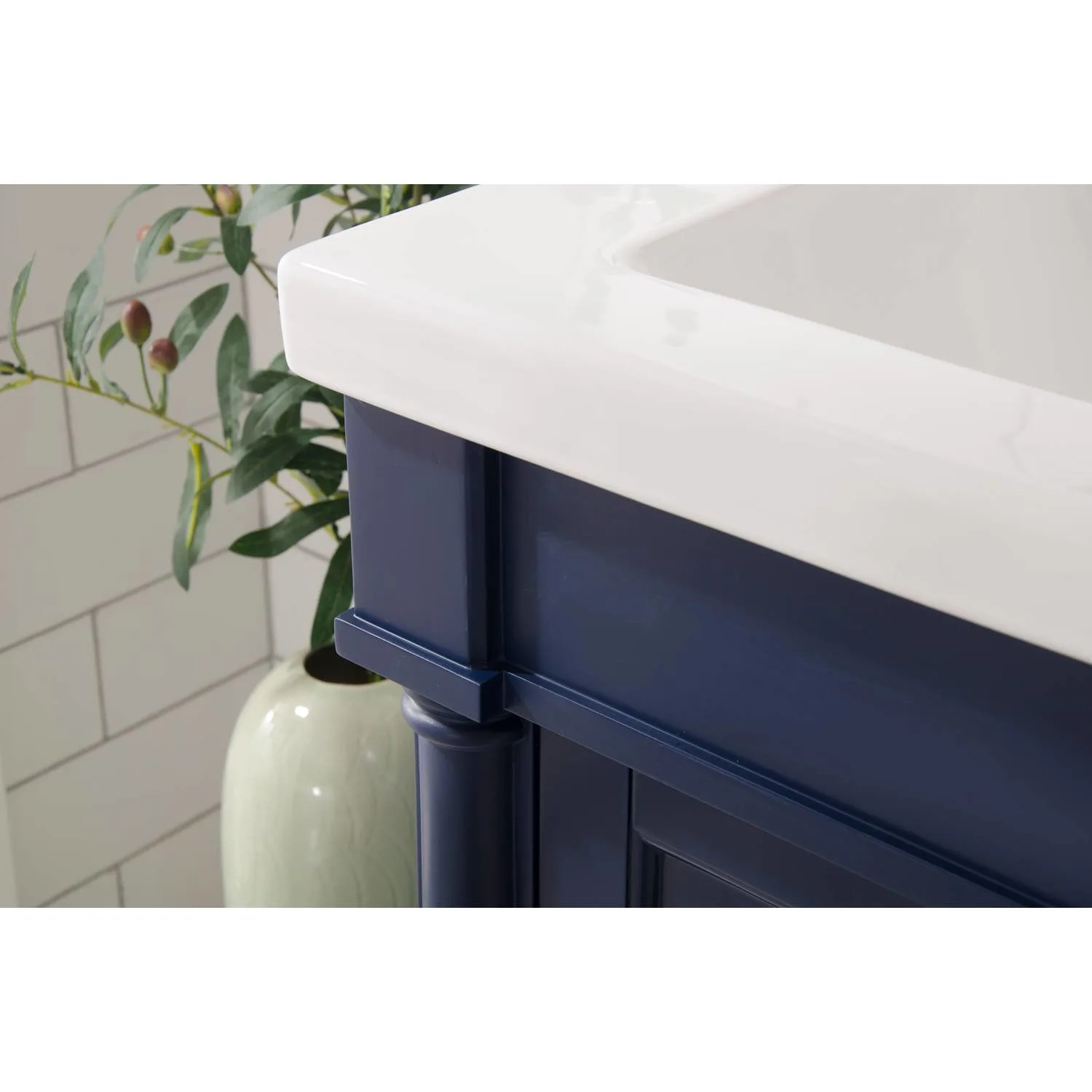 Legion Furniture 24 Inch White Ceramic Top and Sink Vanity Cabinet - image 5