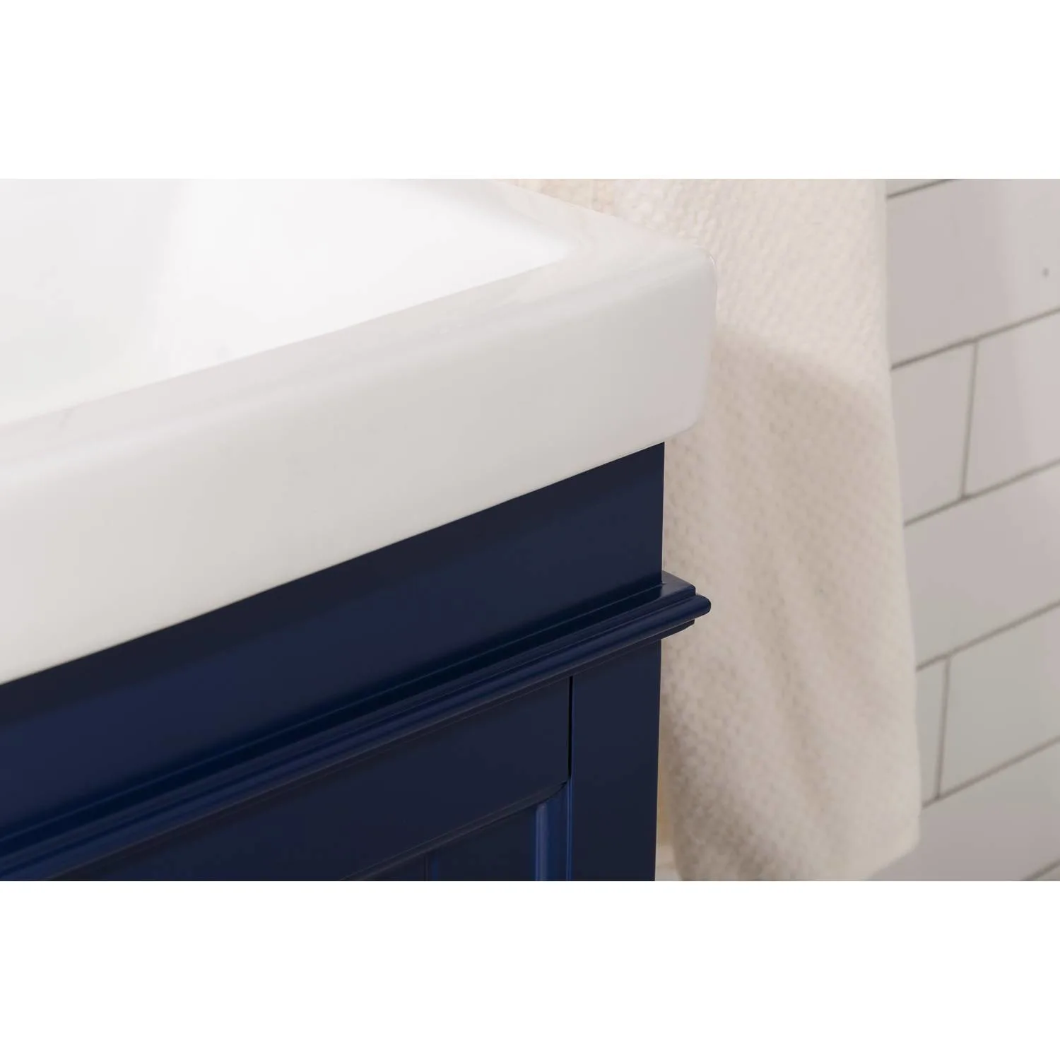 Legion Furniture 18 Inch White Ceramic Top and Sink Vanity Cabinet - image 6