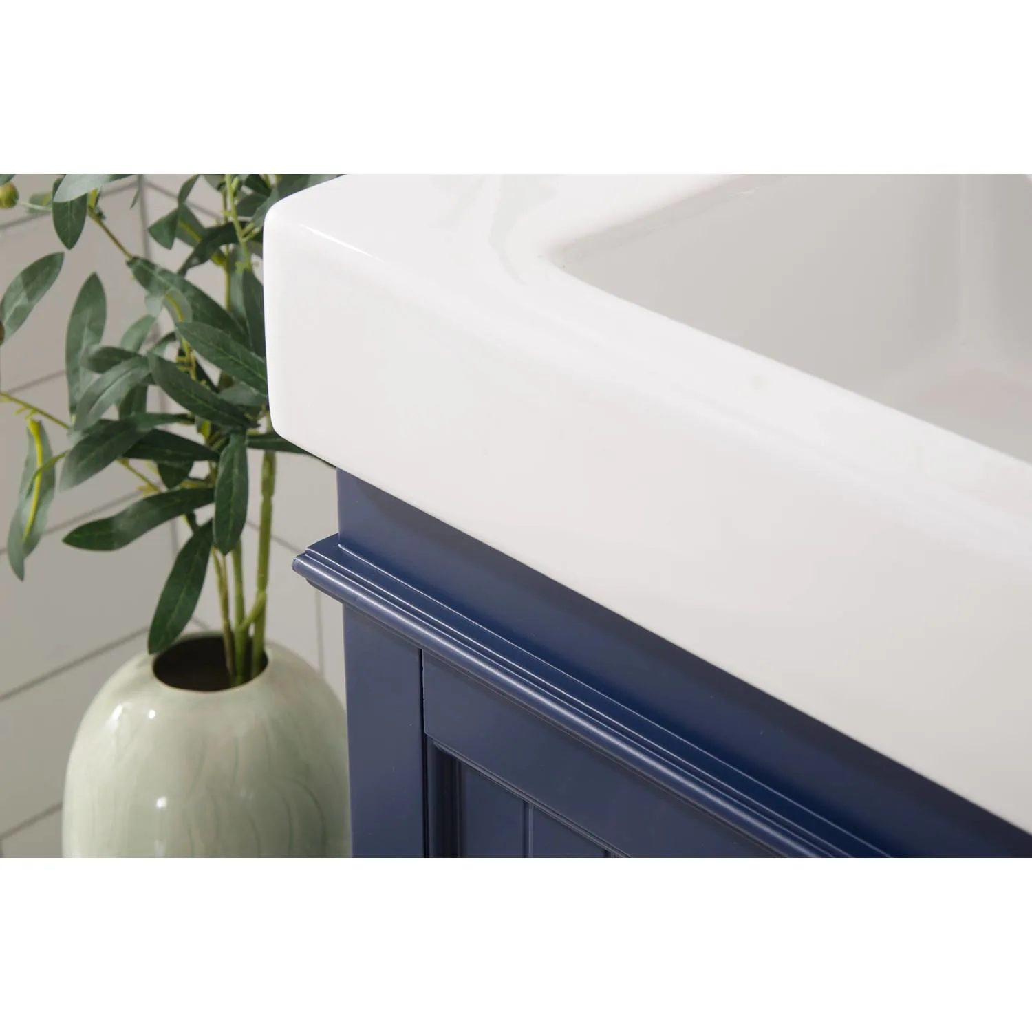 Legion Furniture 24 Inch White Ceramic Top and Sink Vanity Cabinet - image 4