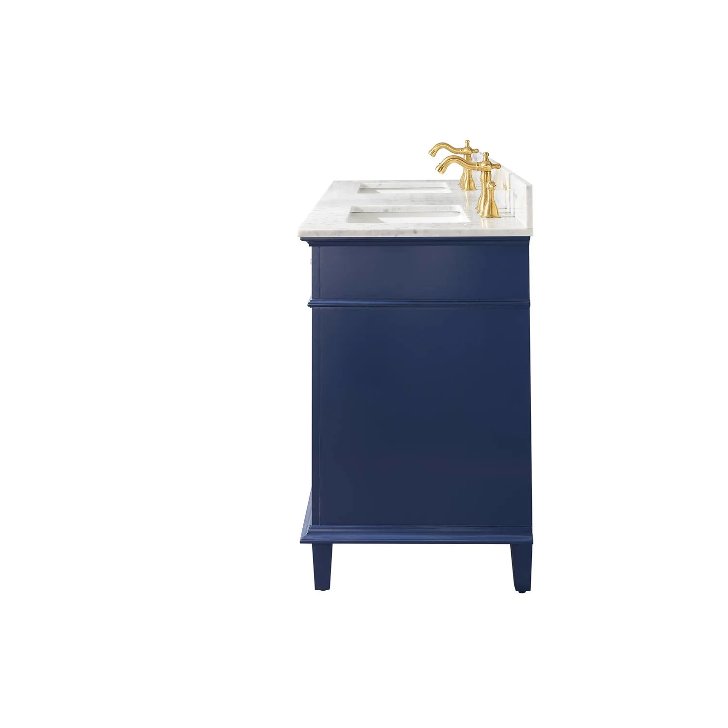 Legion Furniture 60 Inch Carrara White Top Double Sink Vanity Cabinet - image 20