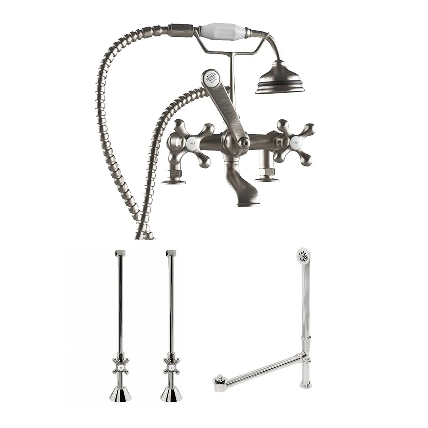 Cambridge Plumbing 13 Inch British Telephone 2 Inch riser Faucet Package - image 1