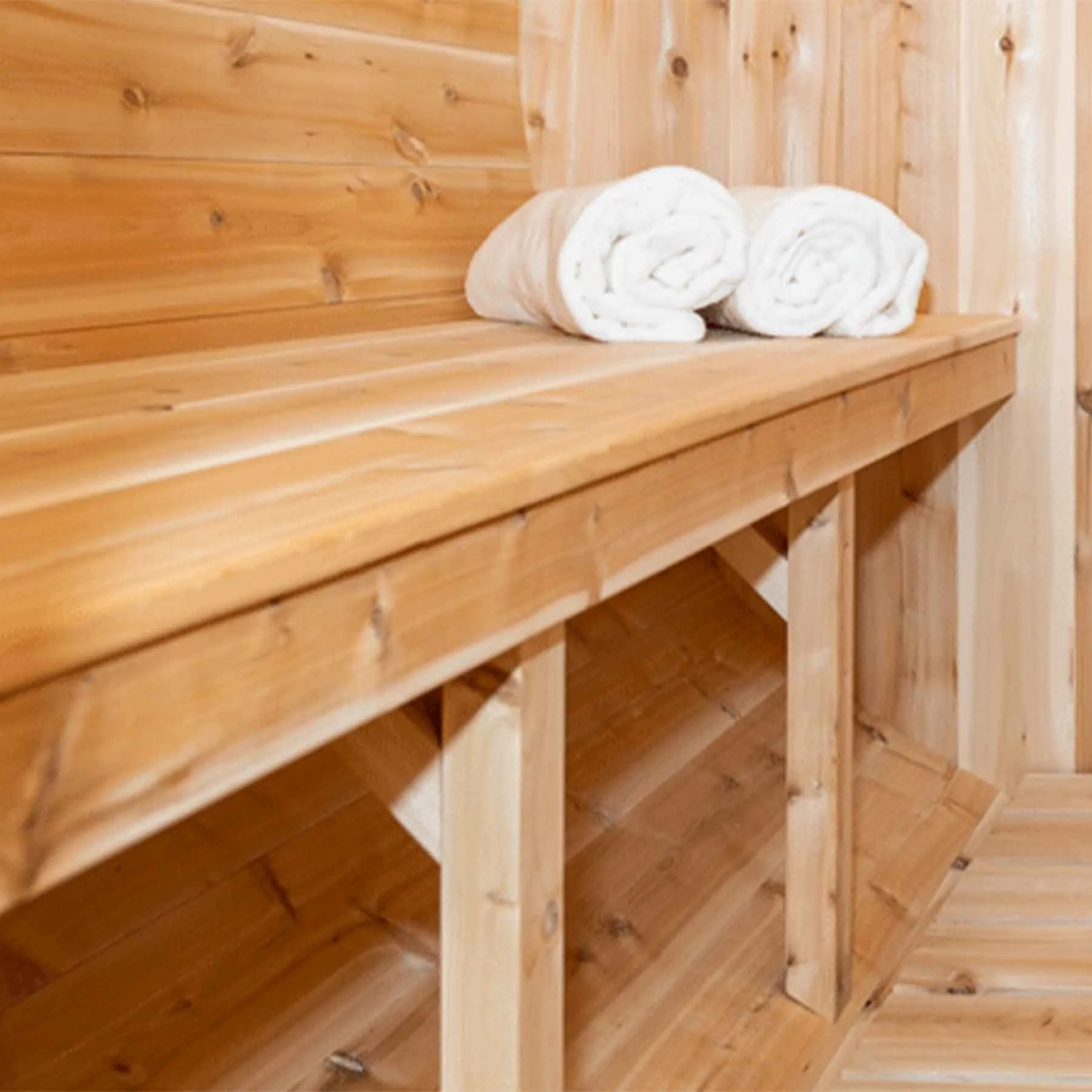 Dundalk CTC Serenity 4 Person 6 kW White Cedar Barrel Sauna - image 7