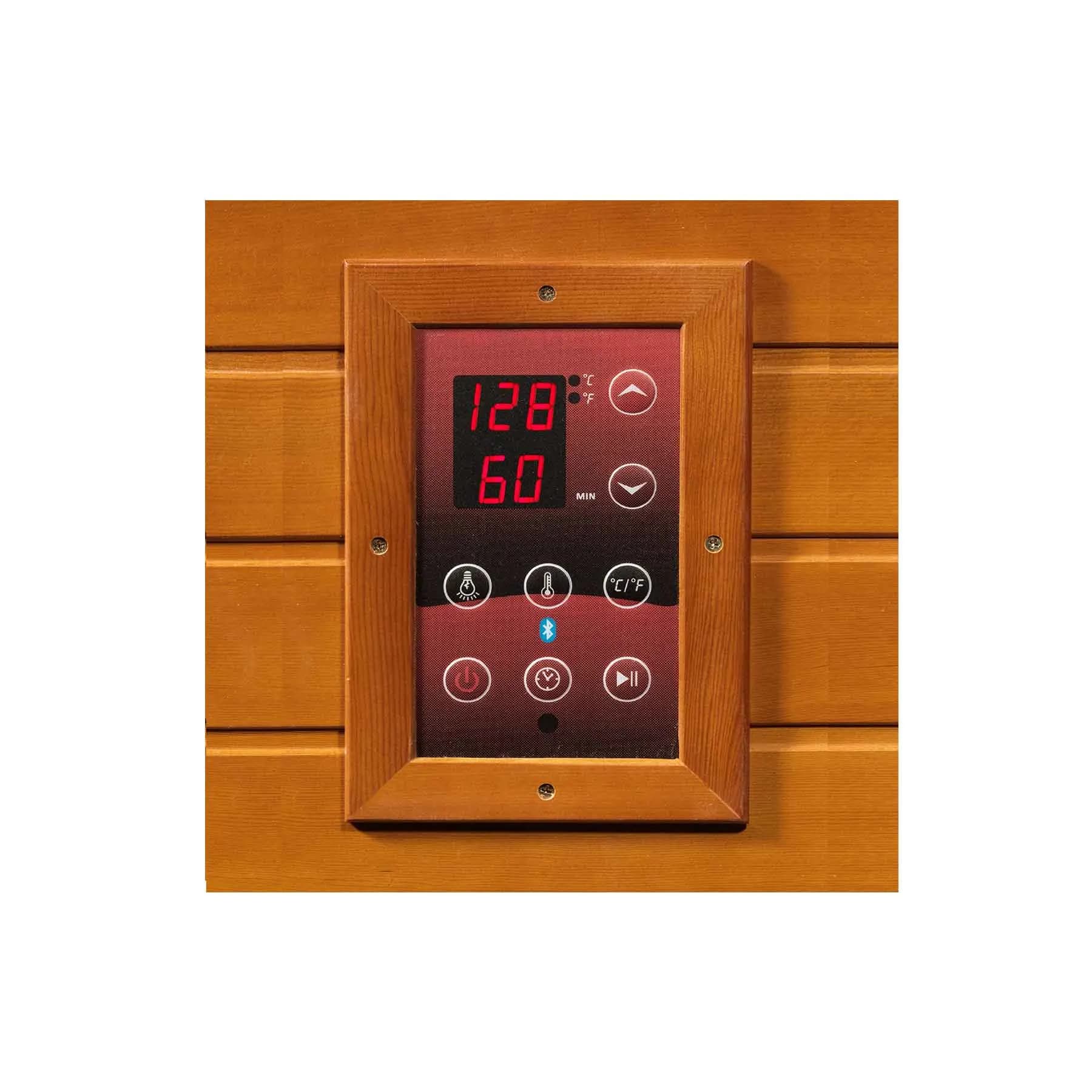 Dynamic San Marino 2 Person Low EMF Indoor FAR Infrared Sauna - image 6