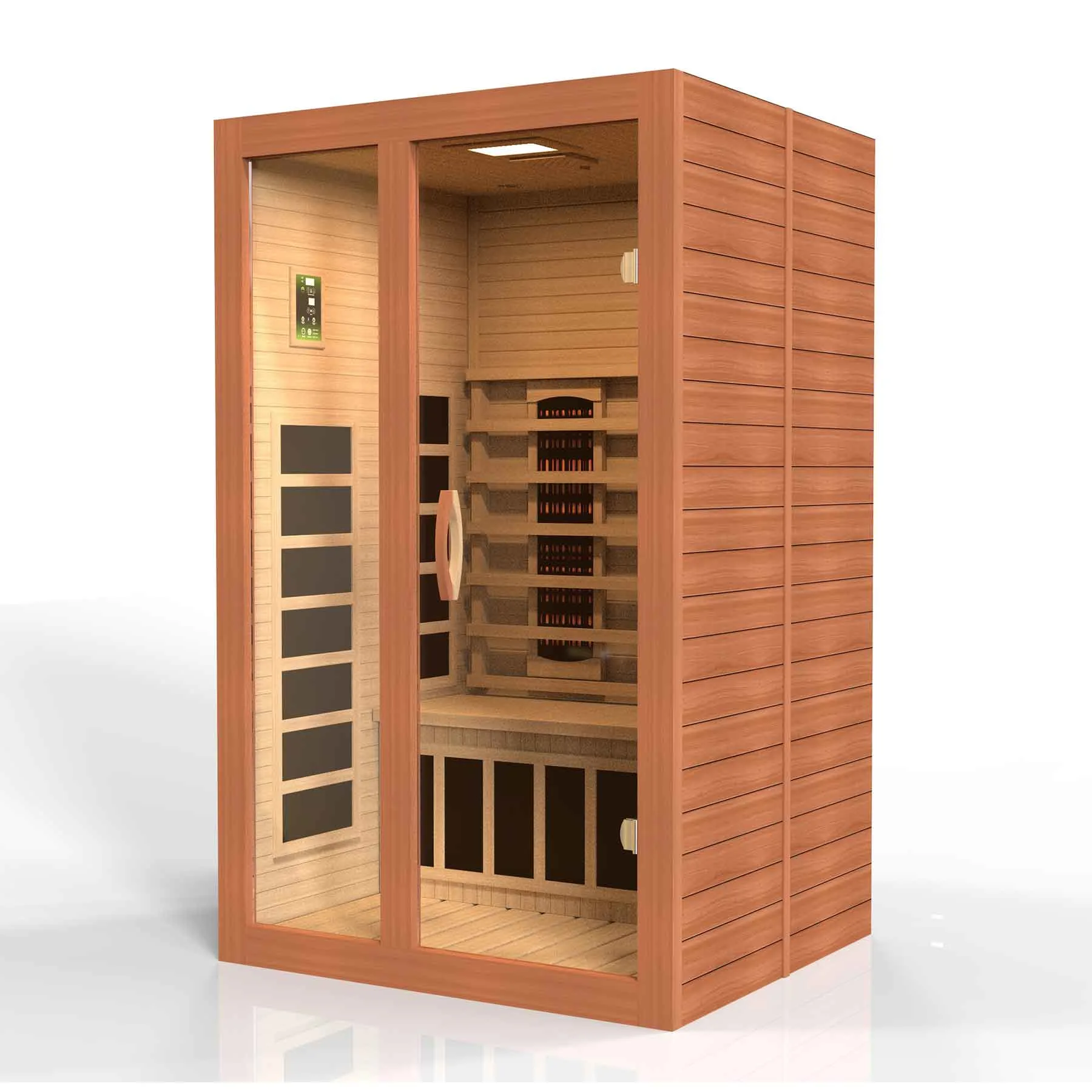Dynamic Santiago 2-Person Full Spectrum Ultra Low EMF Indoor Infrared Sauna - image 1