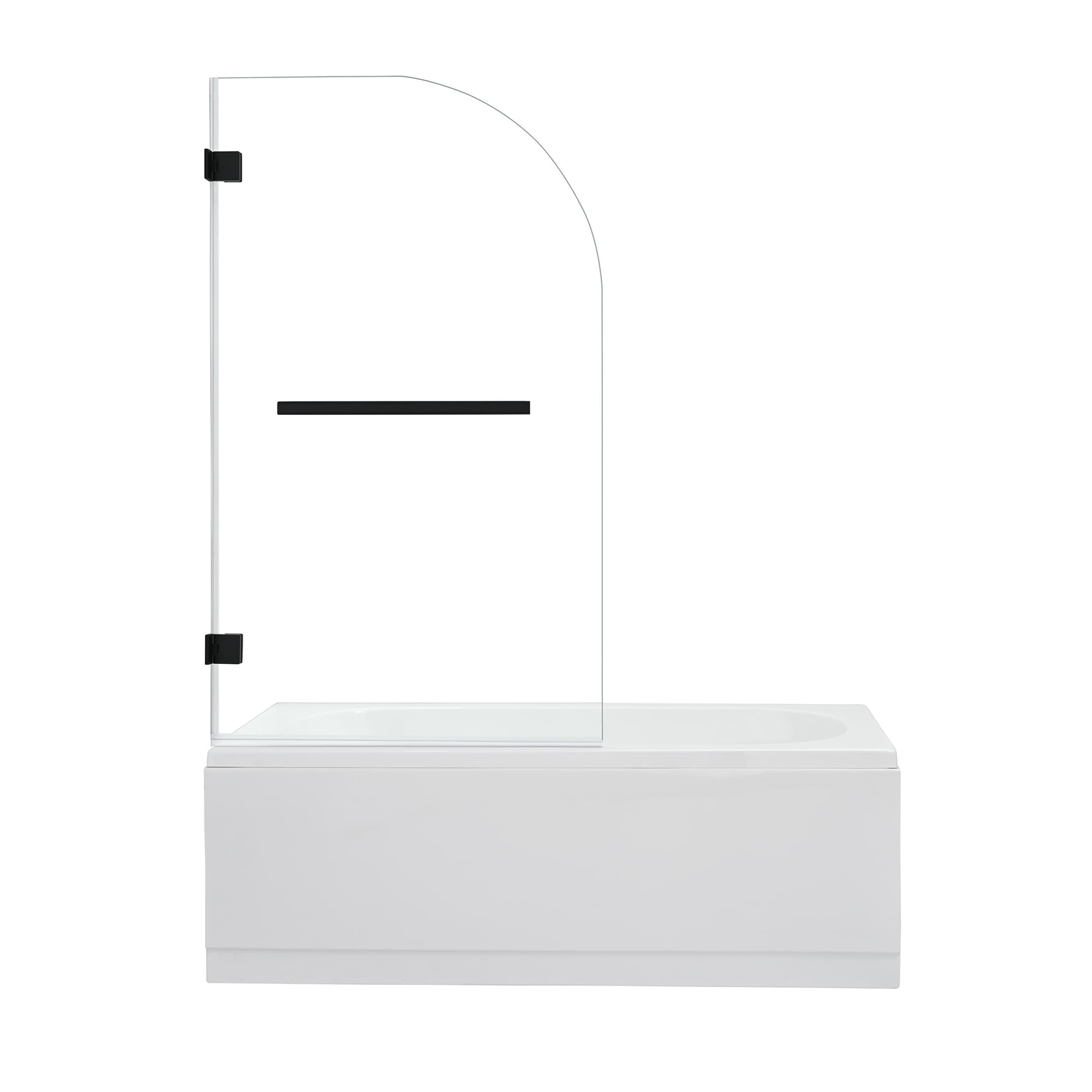 Altair Alvise 34" W x 58" H Frameless Hinged Tub Door - photo 1 of 12