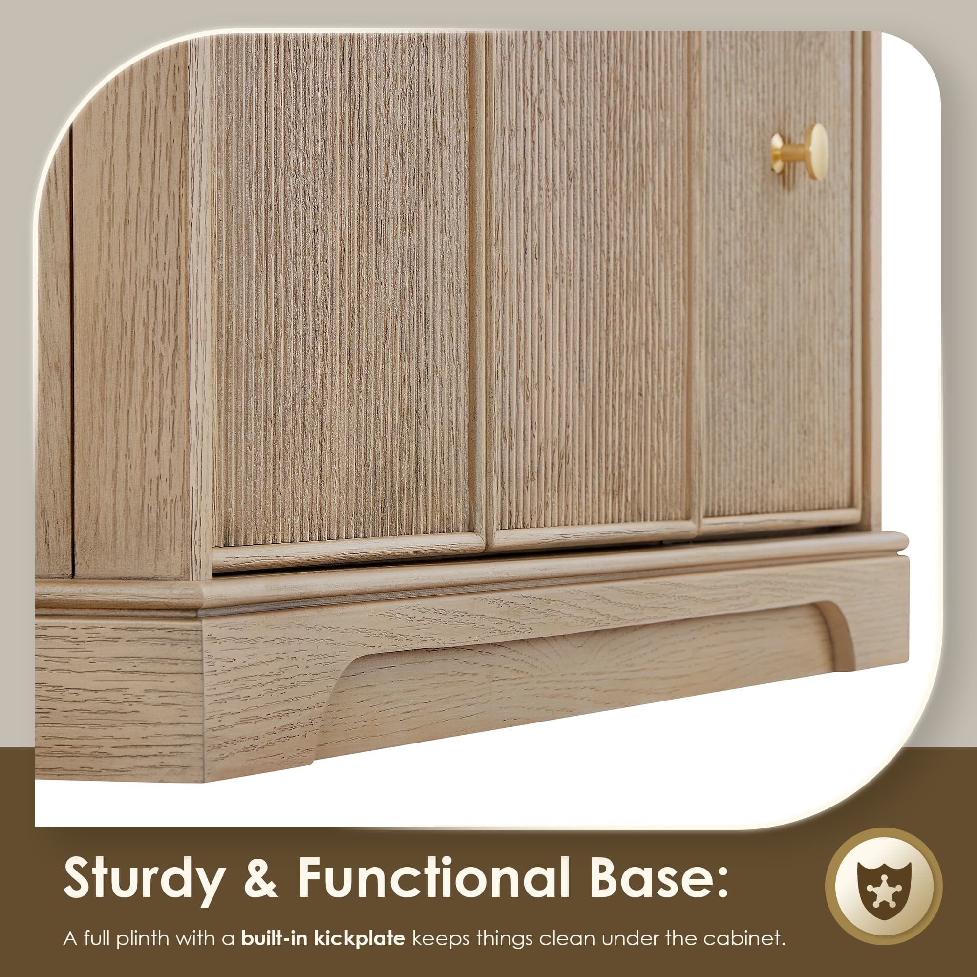 Altair Barnett Freestanding Bathroom Vanity in Natural Oak - photo 7 of 16
