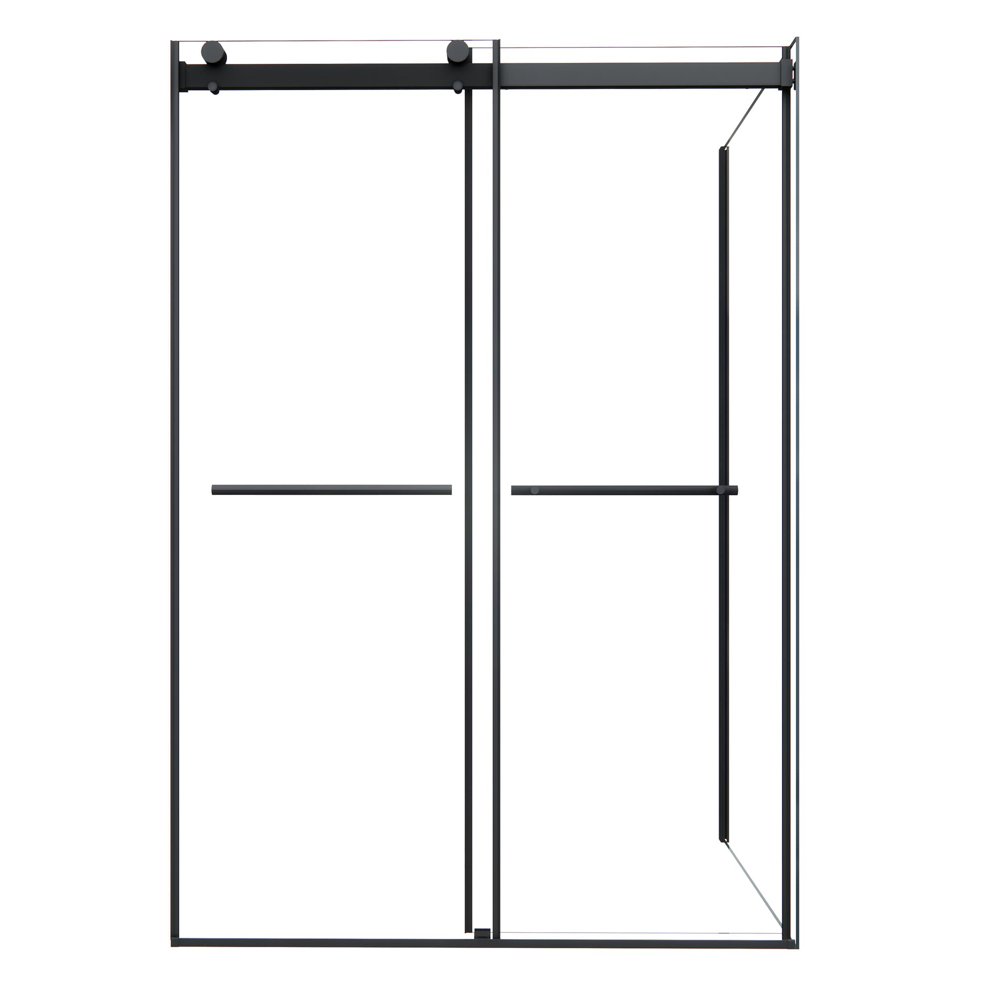 Altair Belizzi By-Pass Frameless Exposed Roller Shower Enclosure - photo 1 of 16