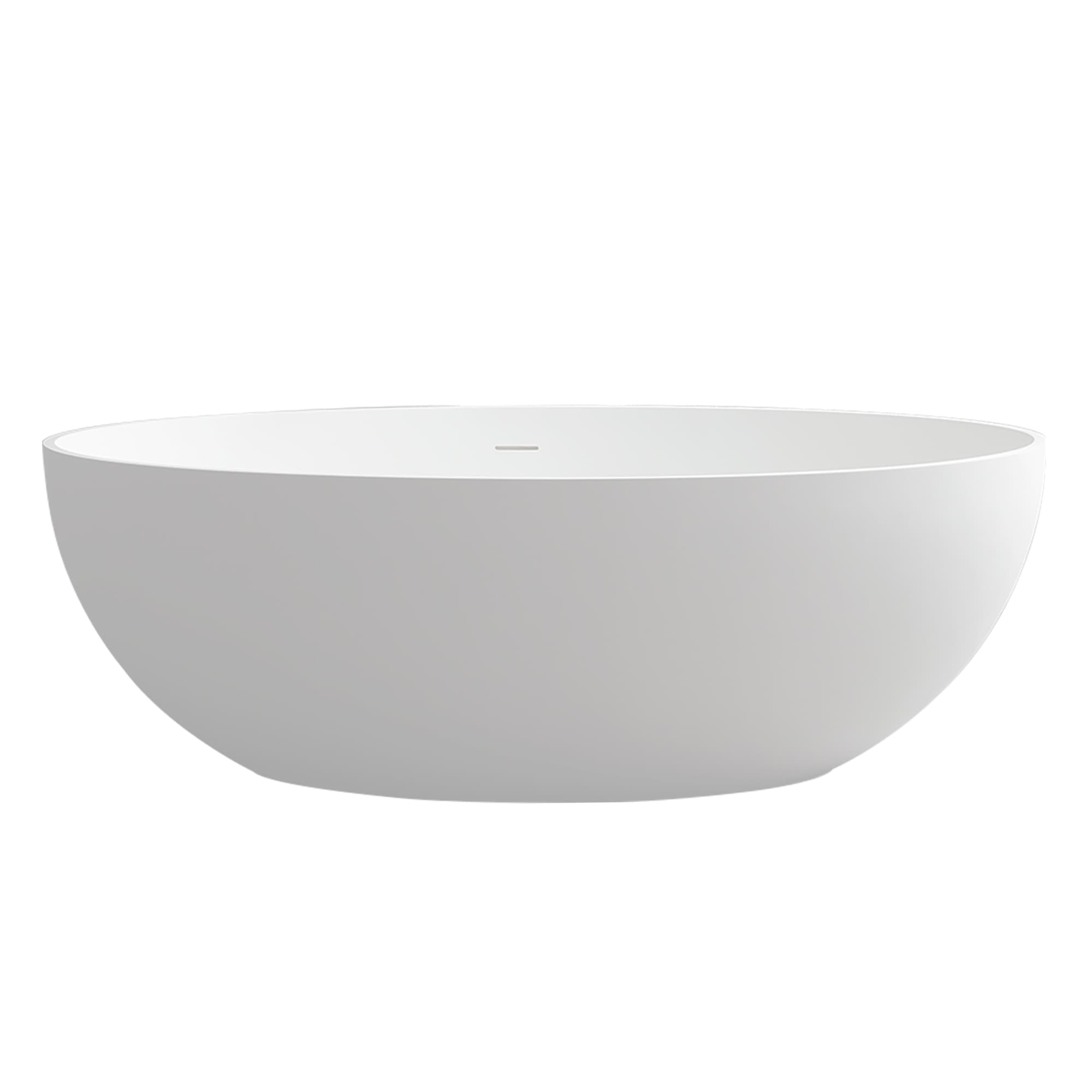 Altair Cacciar 67 Inch Solid Surface Freestanding Soaking Bathtub - photo 1 of 24