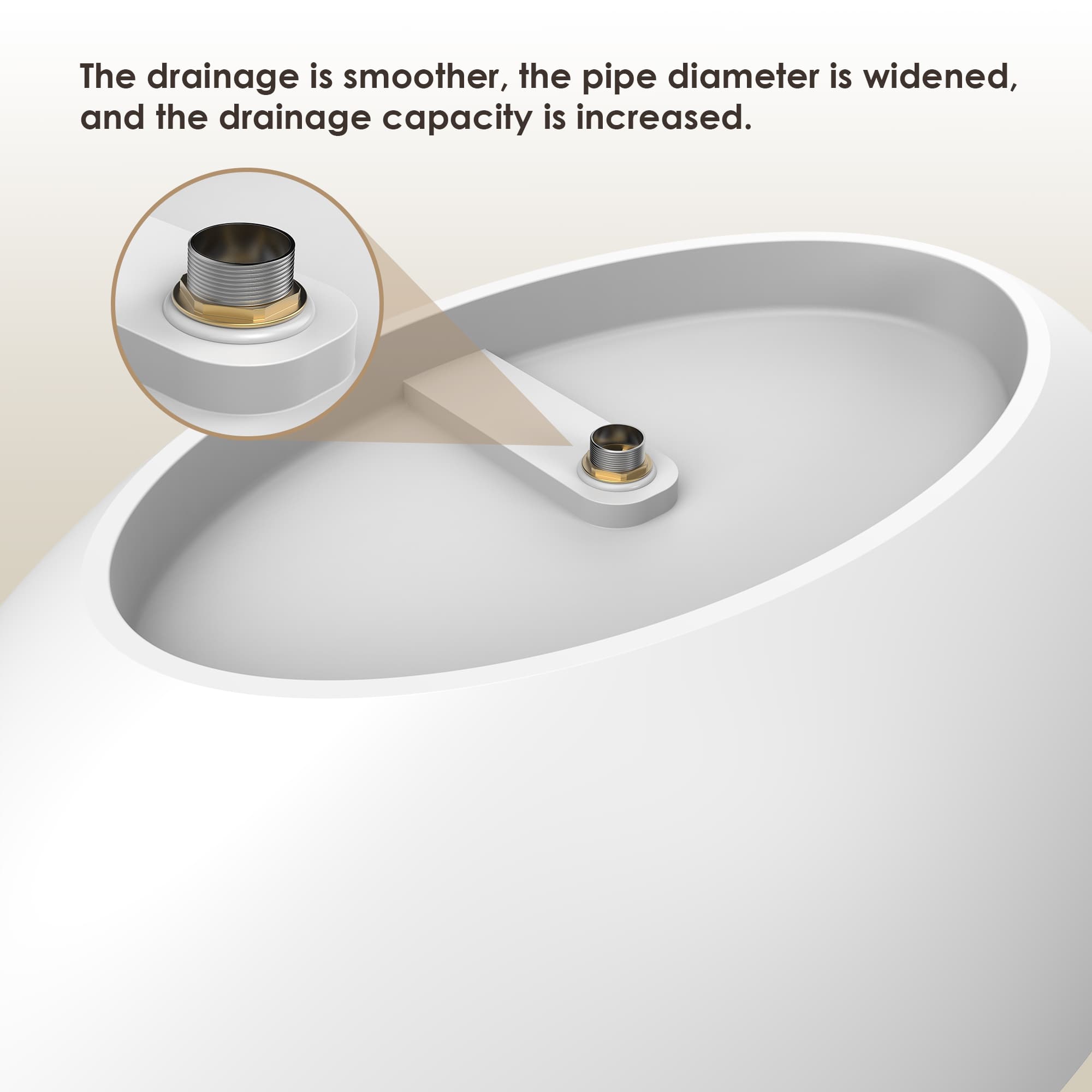 Altair Cacciar 67 Inch Solid Surface Freestanding Soaking Bathtub - photo 24 of 24