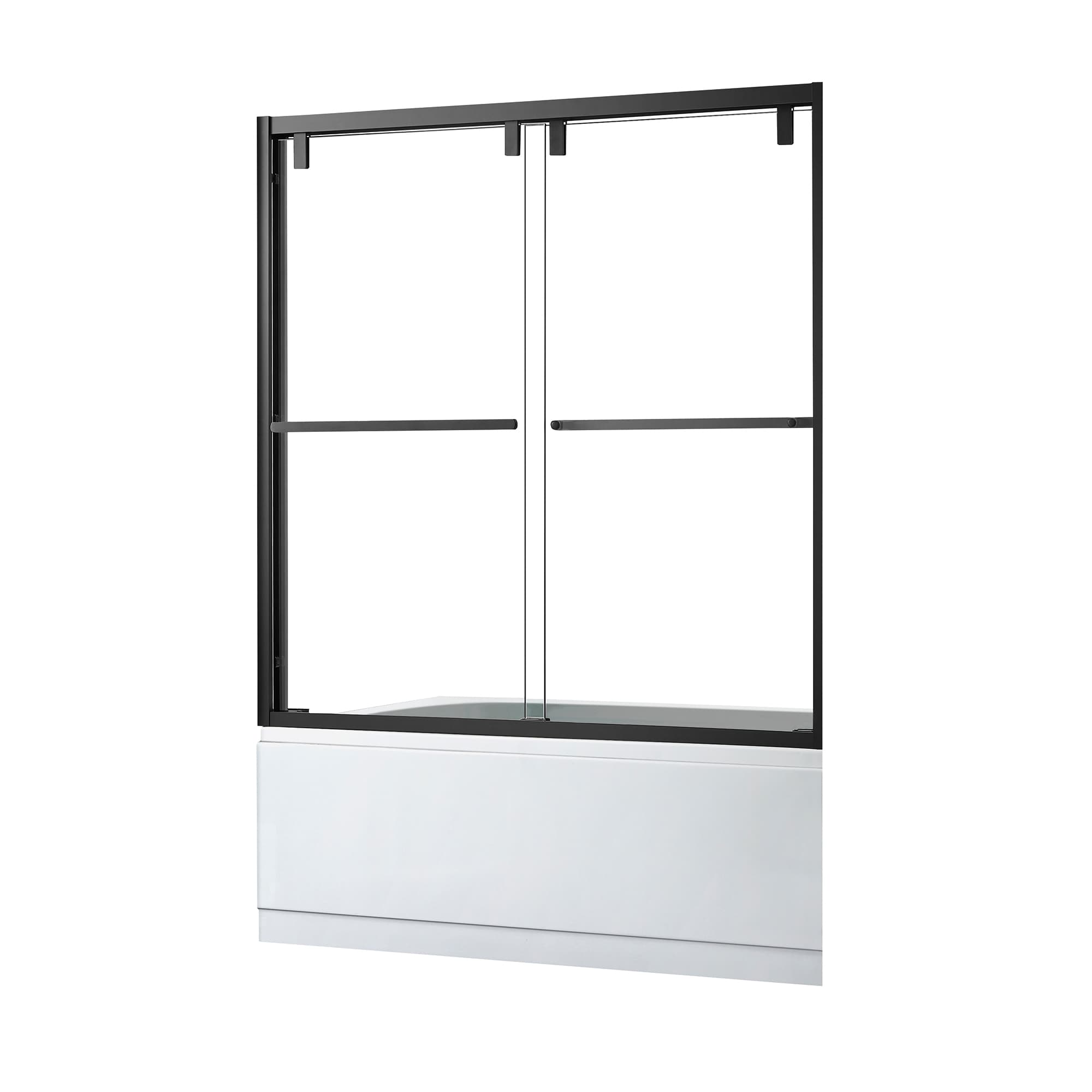 Altair Caspar 60" W x 58" H By-Pass Semi-Frameless Tub Door - photo 2 of 12