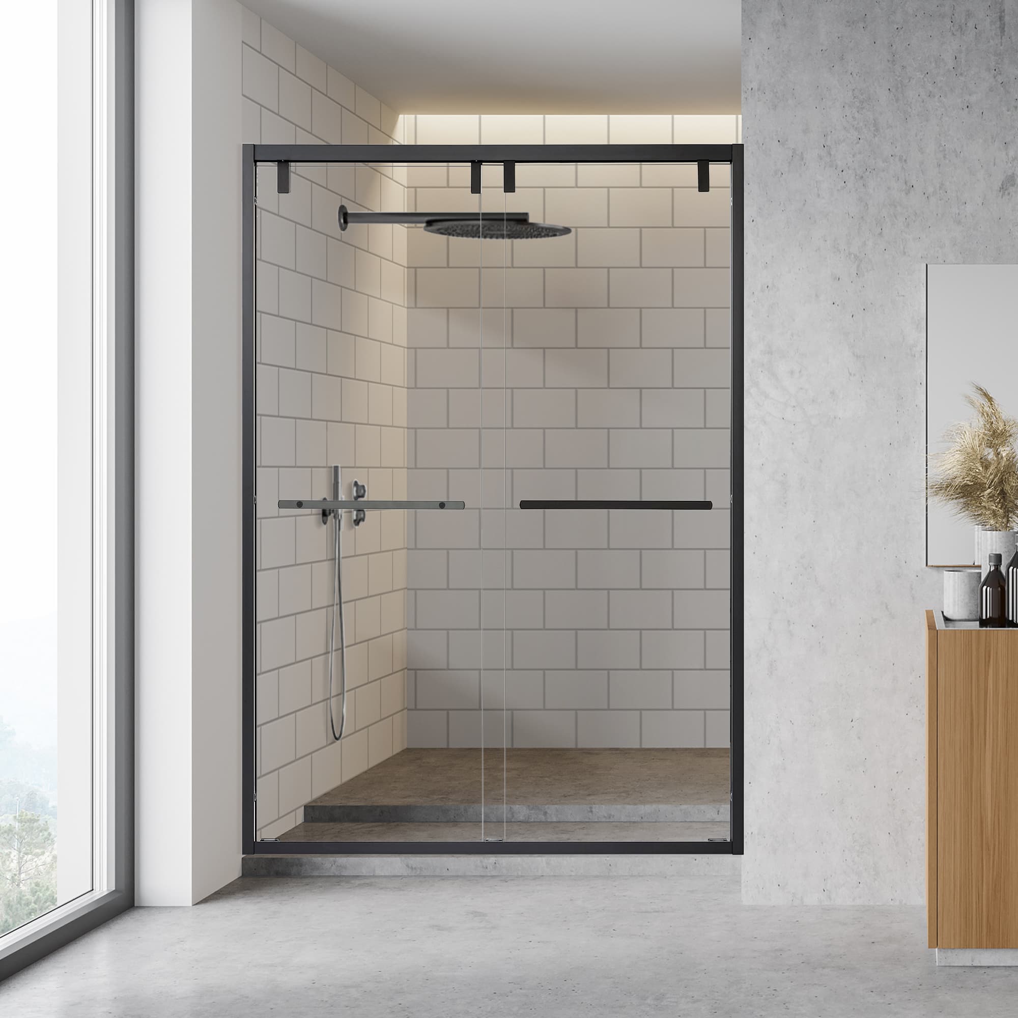 Altair Caspar By-Pass Semi-Frameless Shower Door - photo 5 of 12
