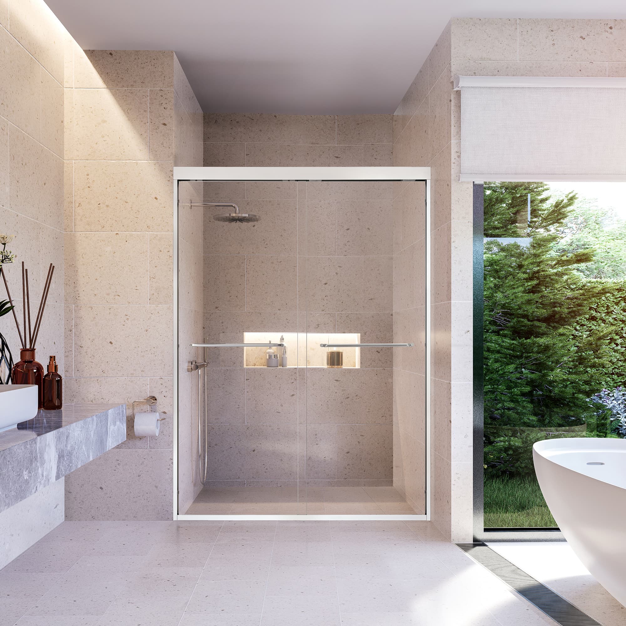 Altair Ennis By-Pass Framed Shower Door - photo 5 of 15