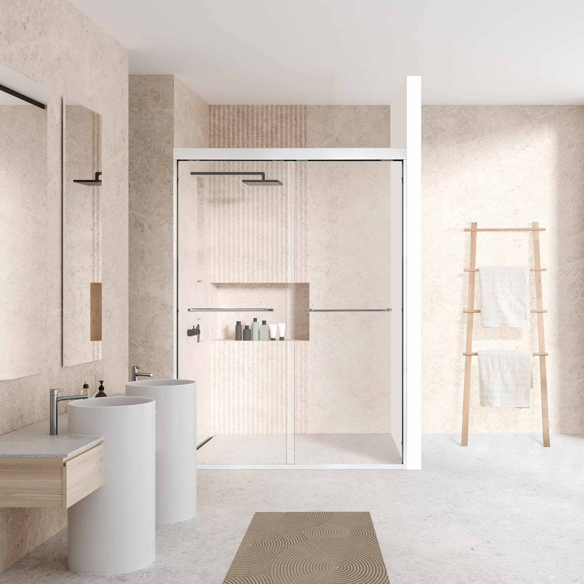 Altair Ennis By-Pass Framed Shower Door - photo 6 of 15