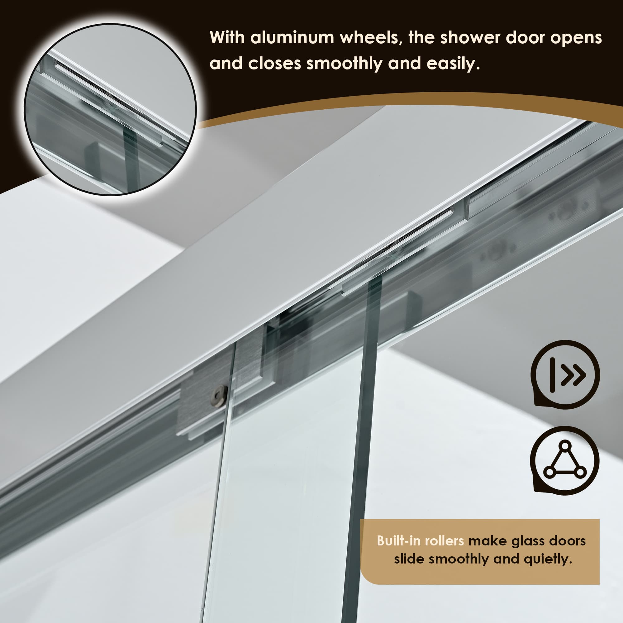 Altair Ennis By-Pass Framed Shower Door - photo 9 of 15