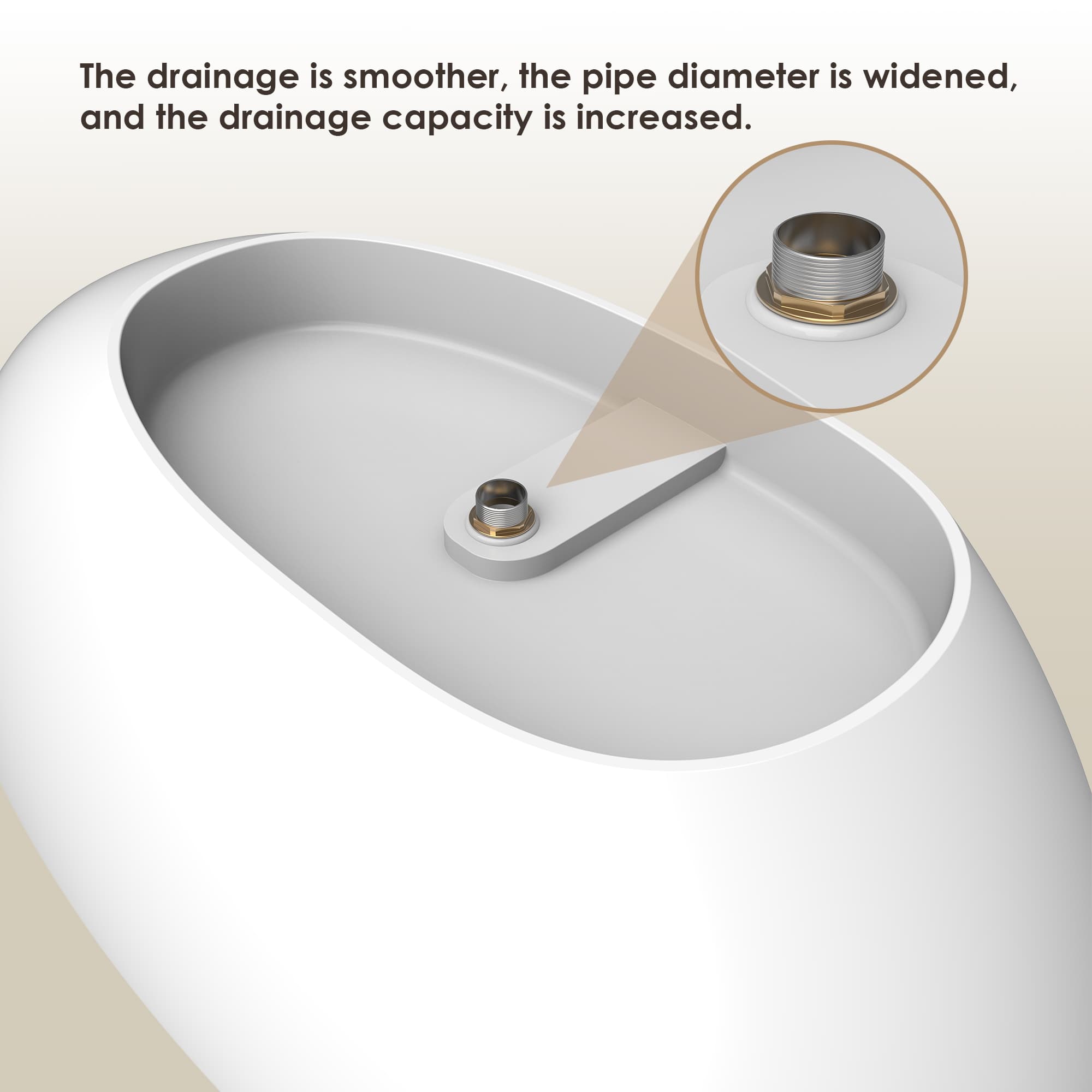 Altair Giotto Solid Surface Freestanding Soaking Bathtub - photo 24 of 24