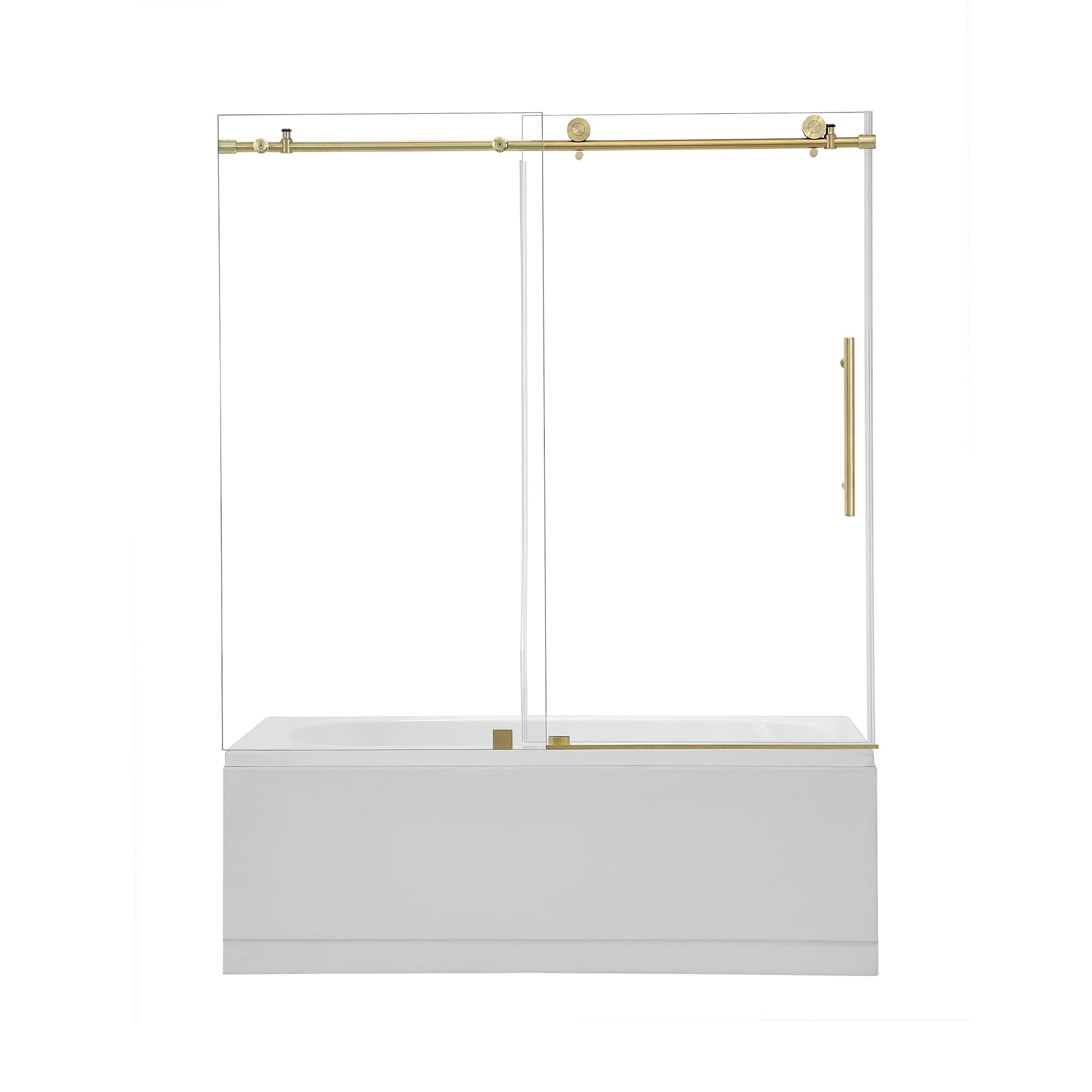 Altair Lazaro 60" W x 58" H Single Sliding Frameless Tub Door - photo 1 of 12