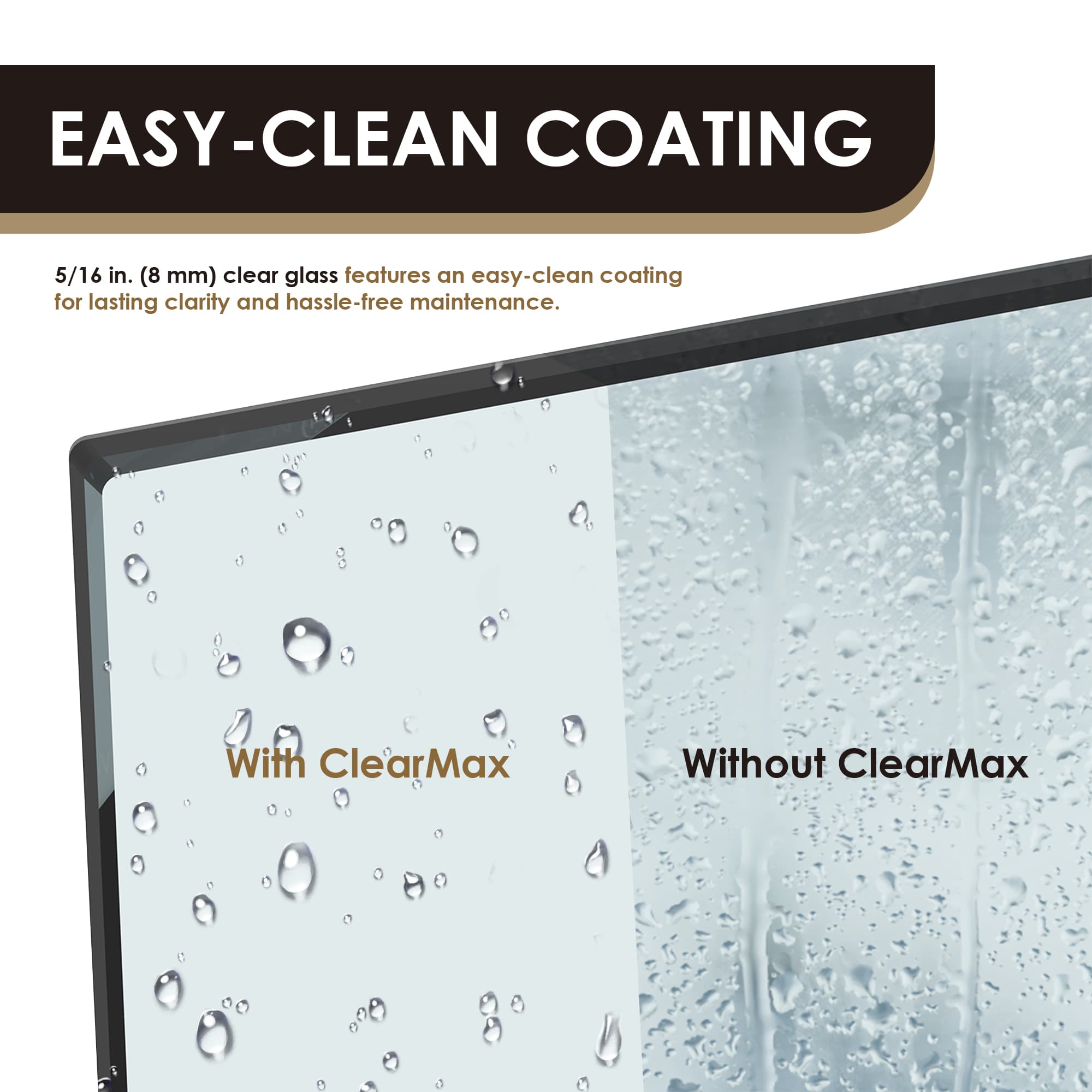 Altair Marcelo 60" W x 58" H By-Pass Frameless Tub Door - photo 13 of 14
