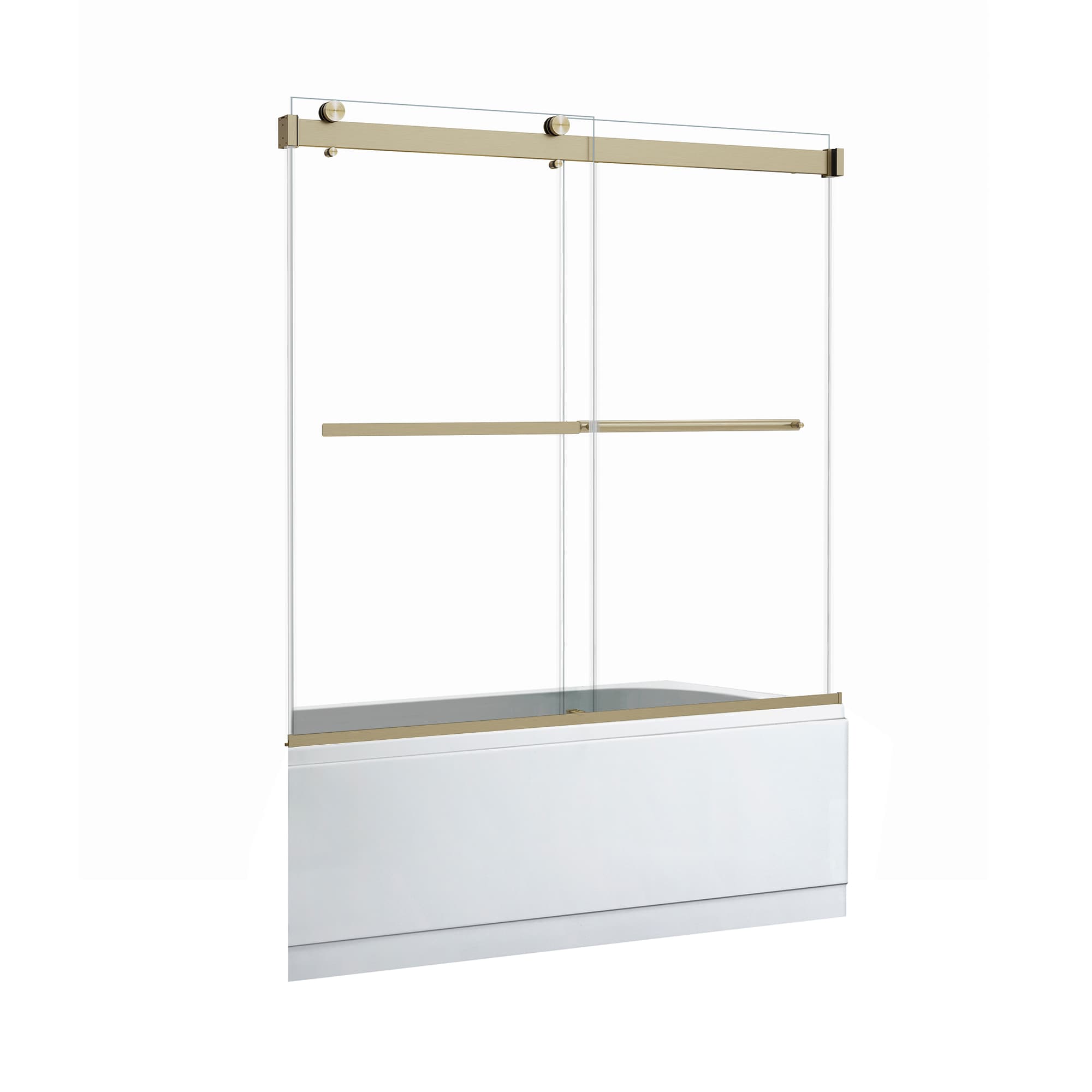 Altair Marcelo 60" W x 58" H By-Pass Frameless Tub Door - photo 2 of 14