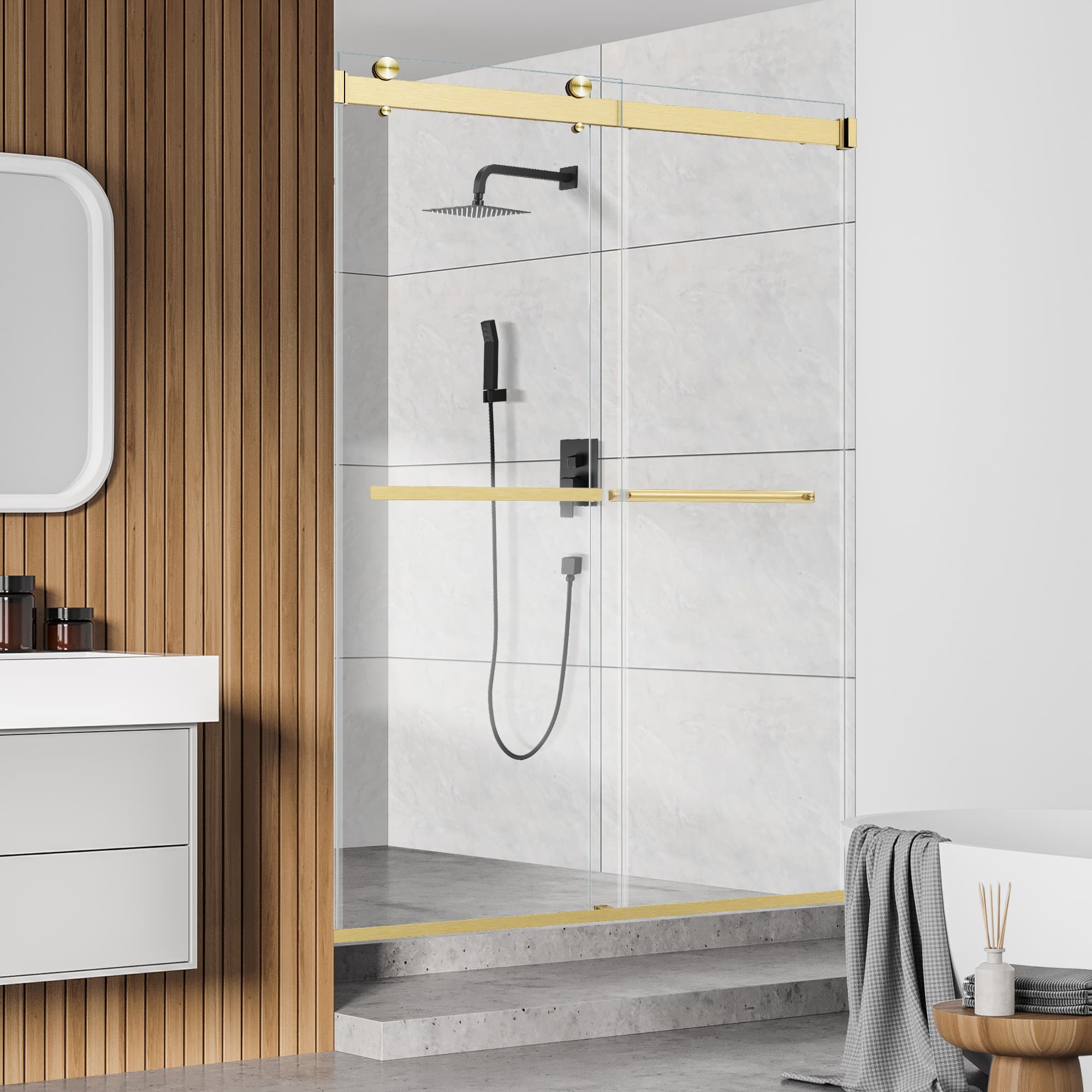 Altair Marcelo By-Pass Frameless Shower Door - photo 6 of 14