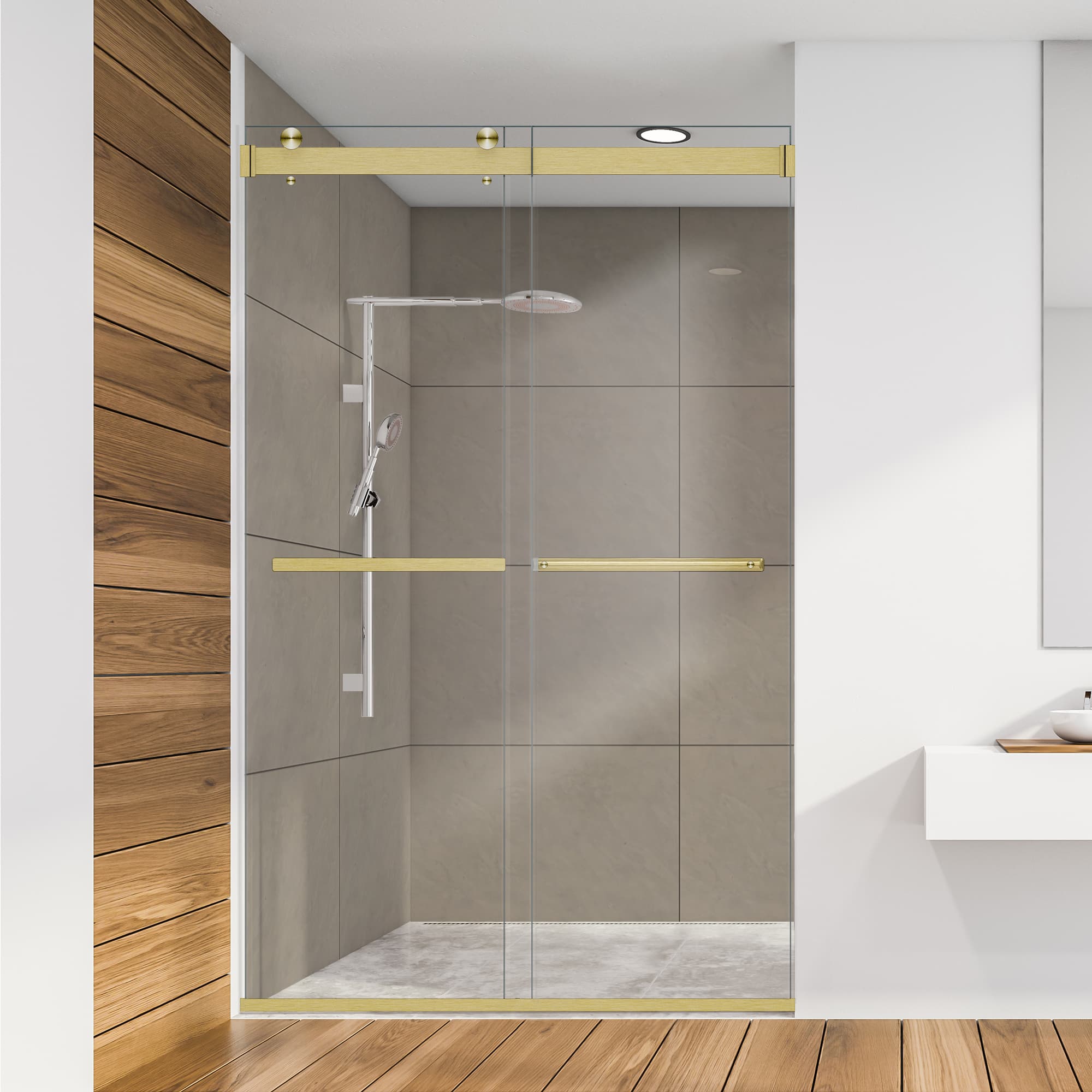 Altair Marcelo By-Pass Frameless Shower Door - photo 7 of 14