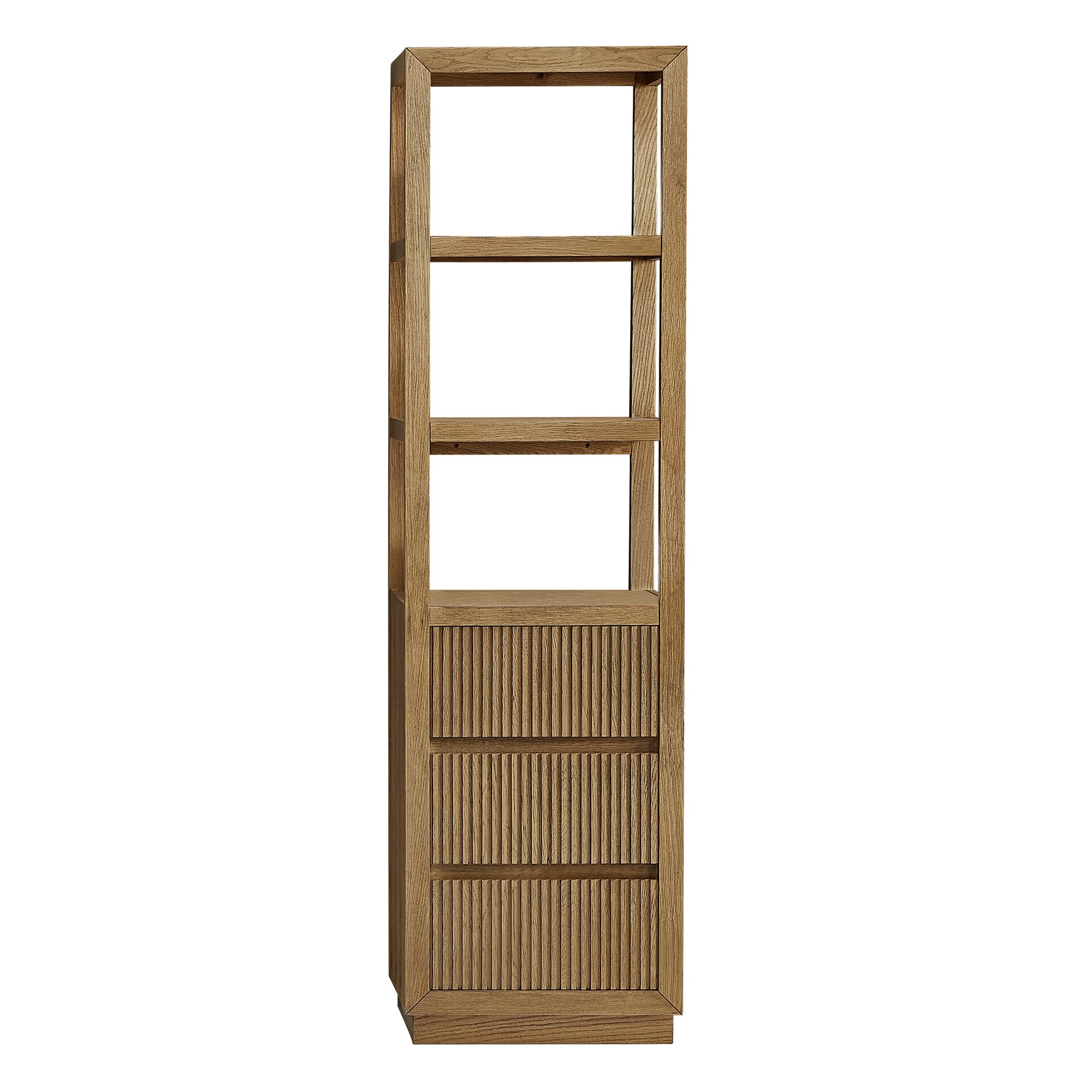 Altair Navan 20" Freestanding Linen Cabinet in Weathered Brown - photo 1 of 13