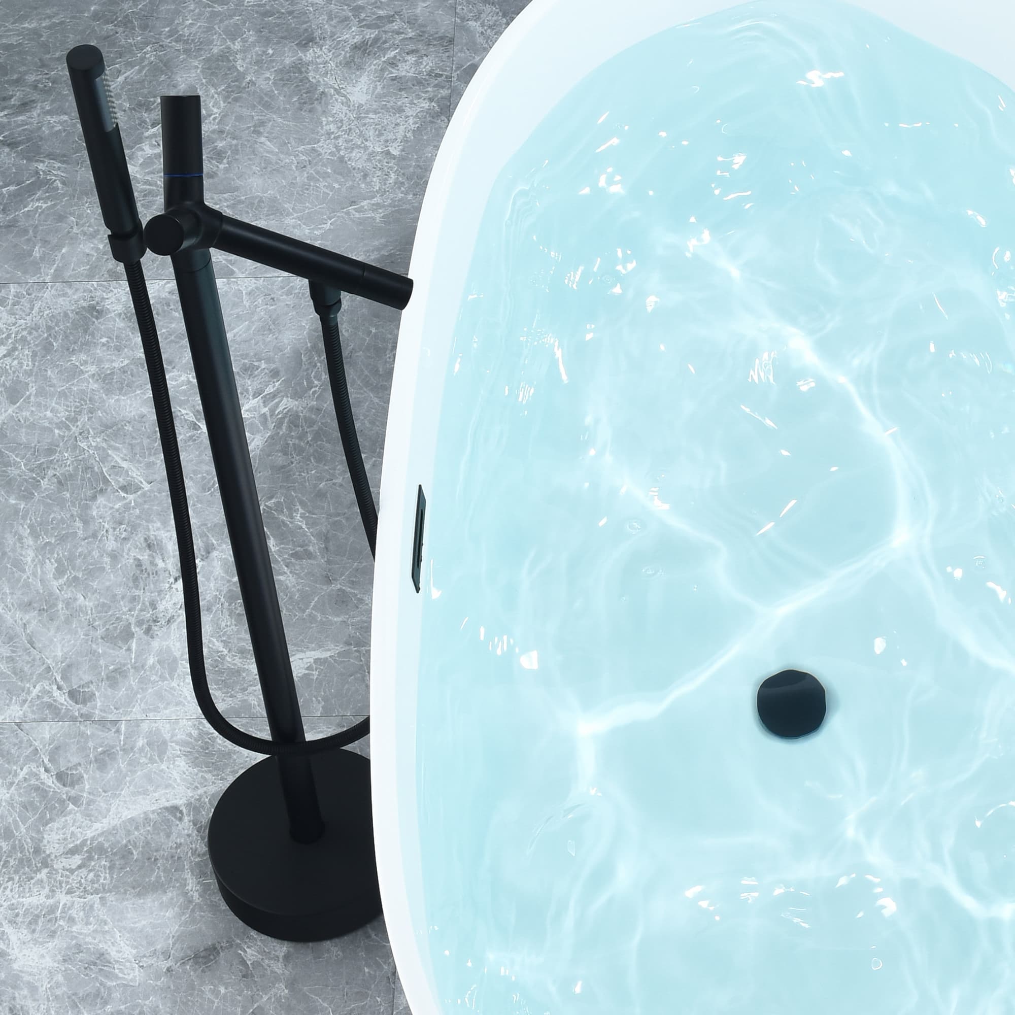 Altair Rauris 59 Inch Acrylic Soaking Bathtub - photo 11 of 13