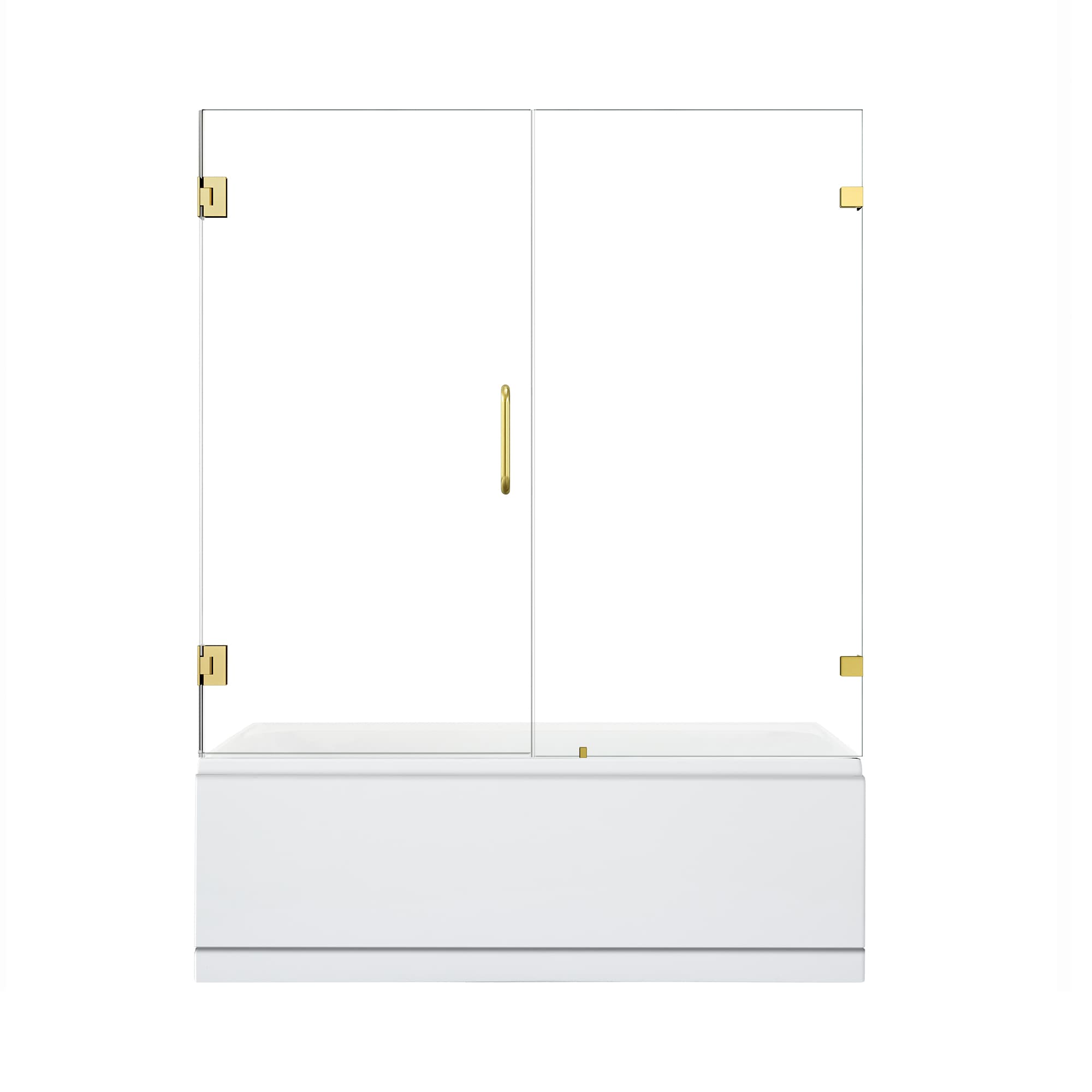 Altair Roisin 60" W x 58" H Frameless Hinged Tub Door - photo 1 of 12