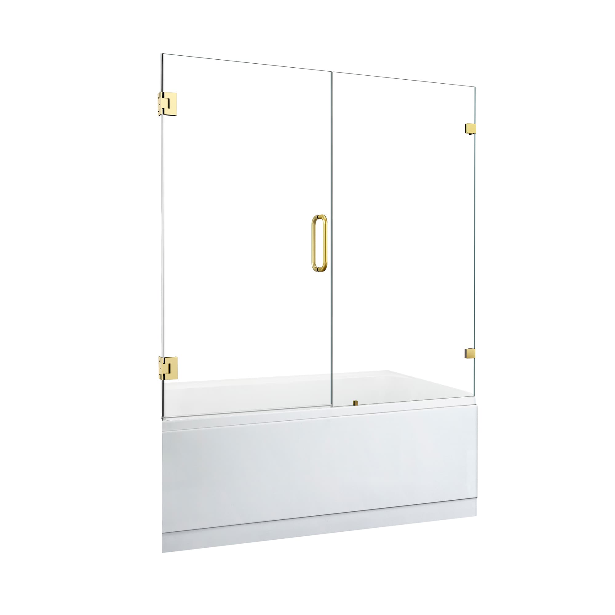 Altair Roisin 60" W x 58" H Frameless Hinged Tub Door - photo 2 of 12