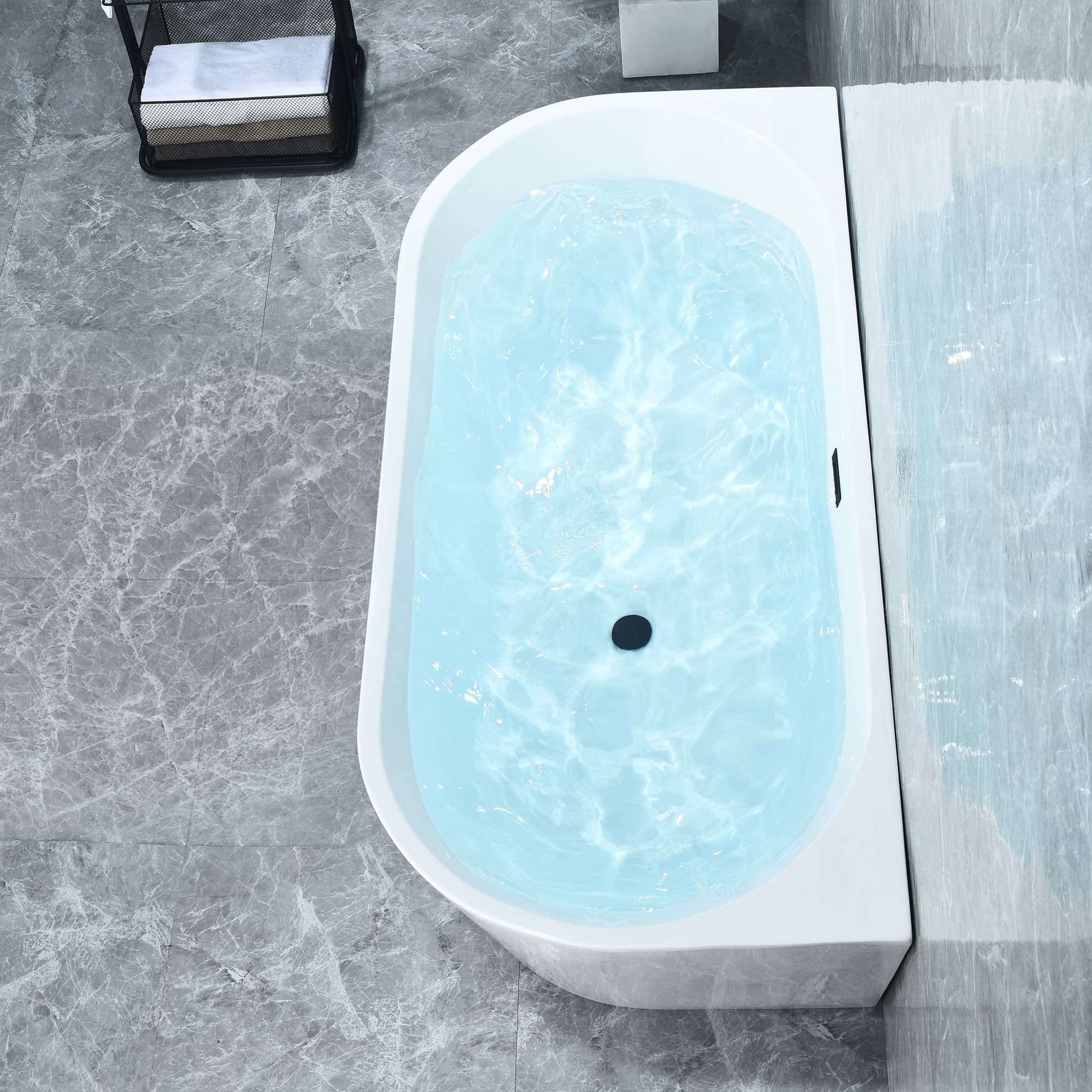 Altair Satchi 67 Inch Acrylic Soaking Bathtub - photo 7 of 13