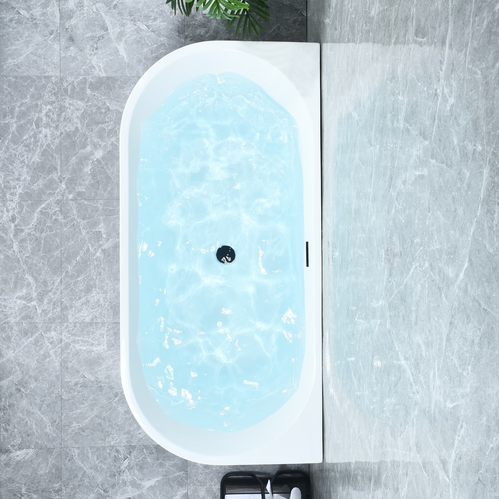 Altair Satchi 67 Inch Acrylic Soaking Bathtub - photo 8 of 13