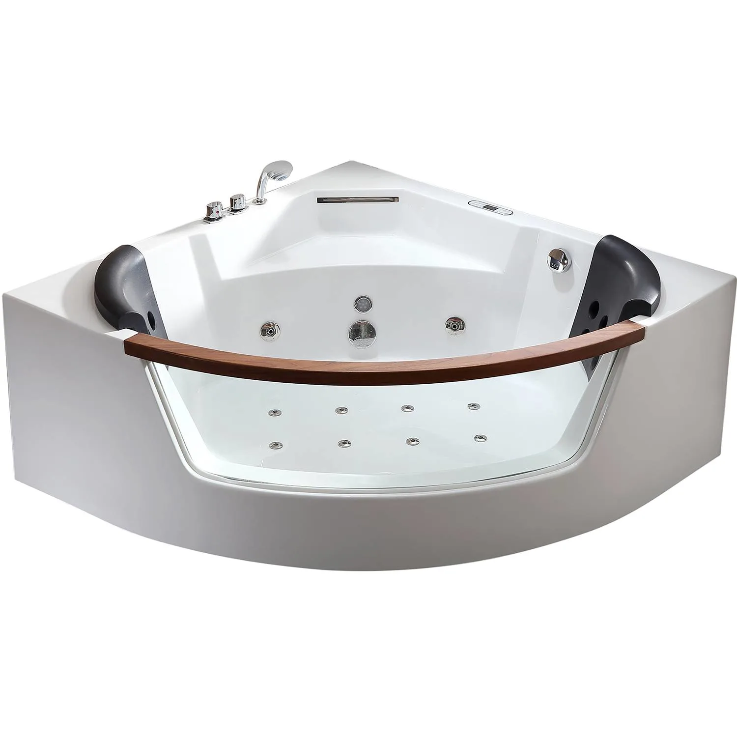 EAGO AM197ETL 5 ft 2 Person Acrylic Round Whirlpool Bathtub