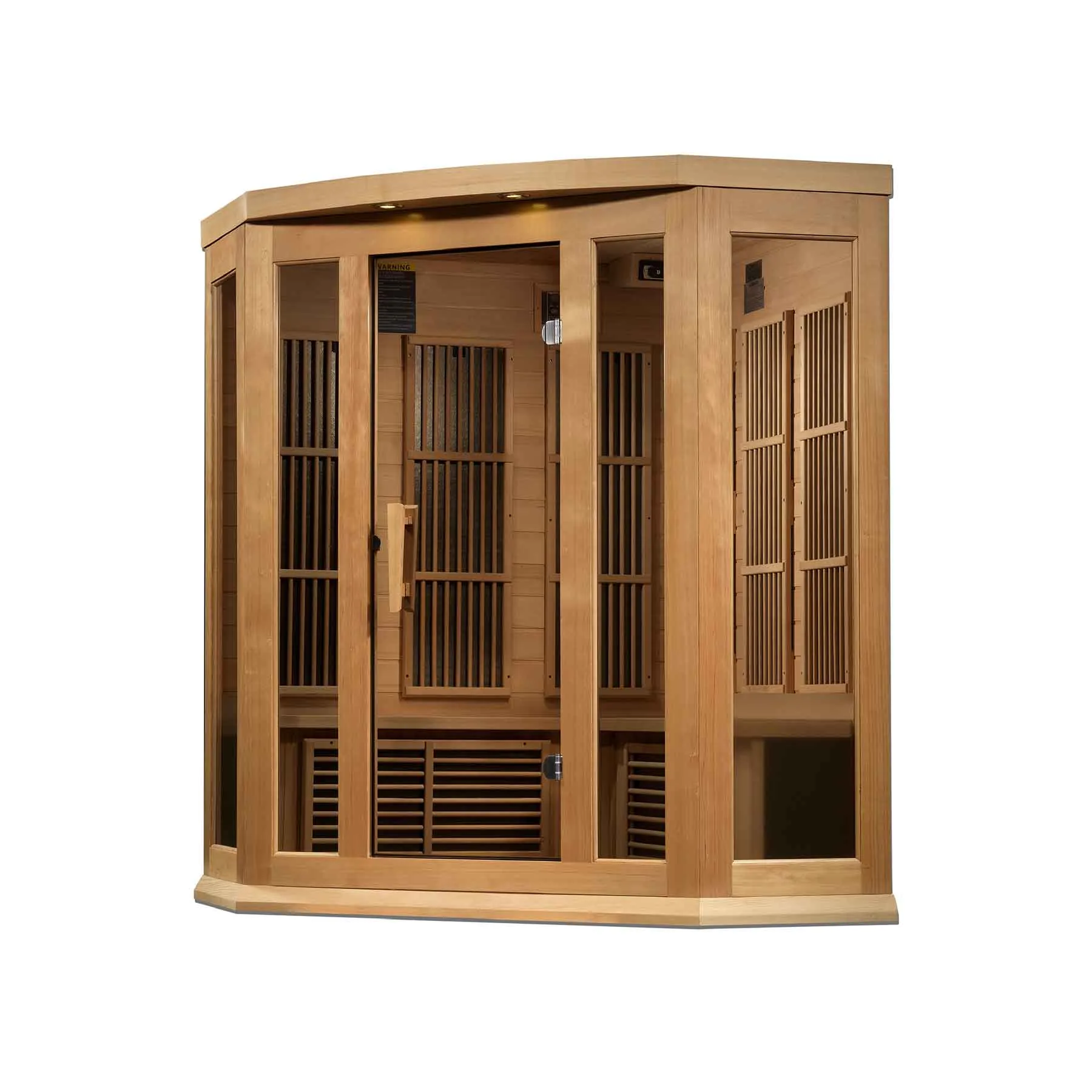 Maxxus 3 Person 9 Panels Near Zero EMF Corner Indoor FAR Infrared Sauna - image 1