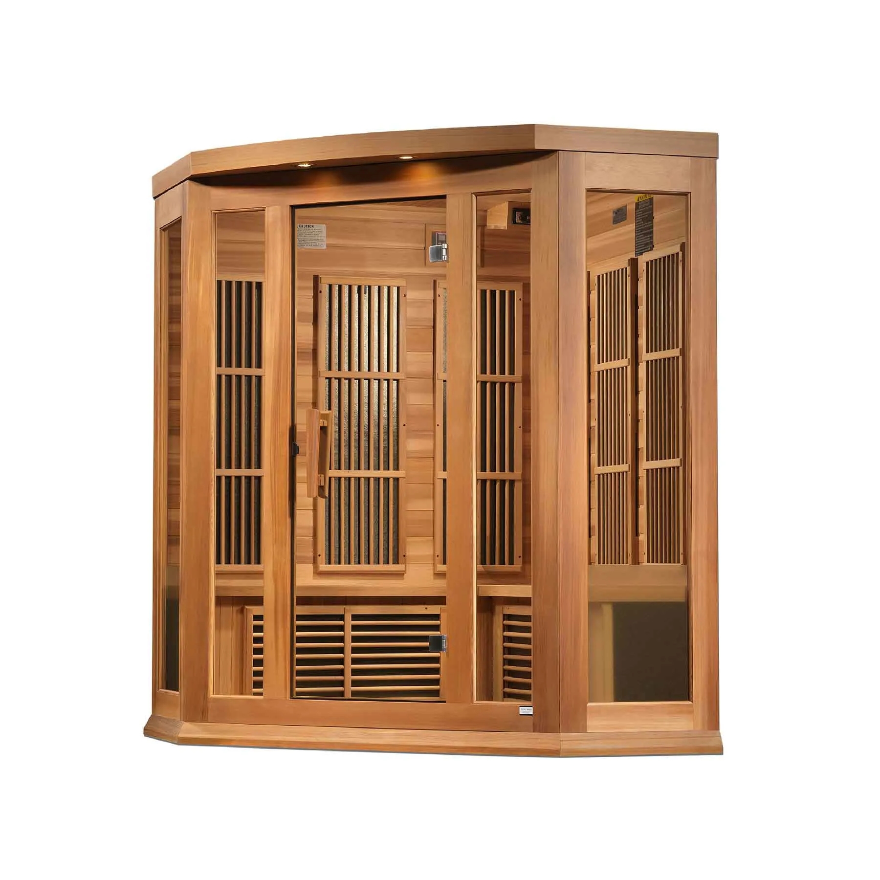 Maxxus Avignon 3 Person Near Zero EMF Corner Indoor FAR Infrared Sauna - image 1