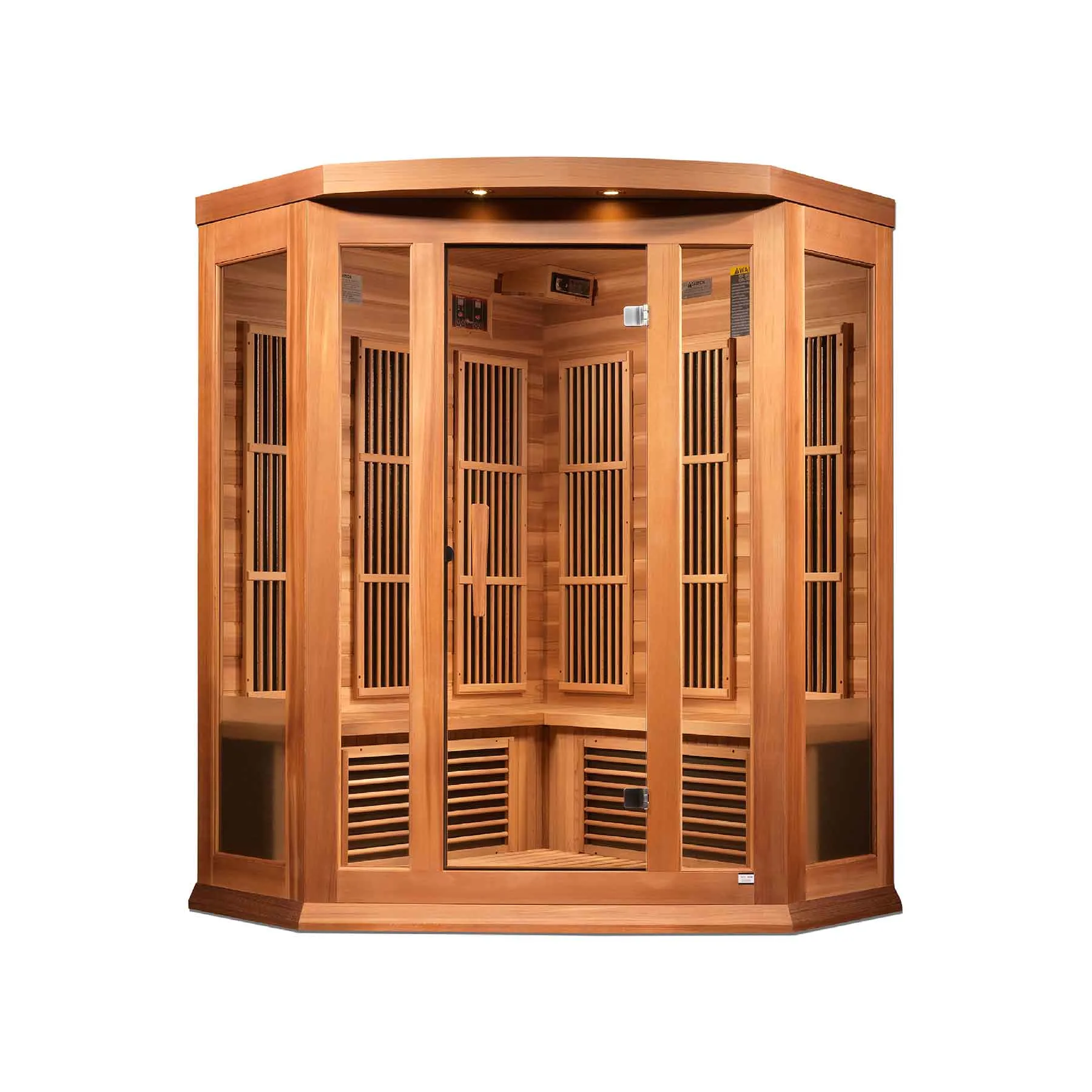 Maxxus Avignon 3 Person Near Zero EMF Corner Indoor FAR Infrared Sauna - image 2