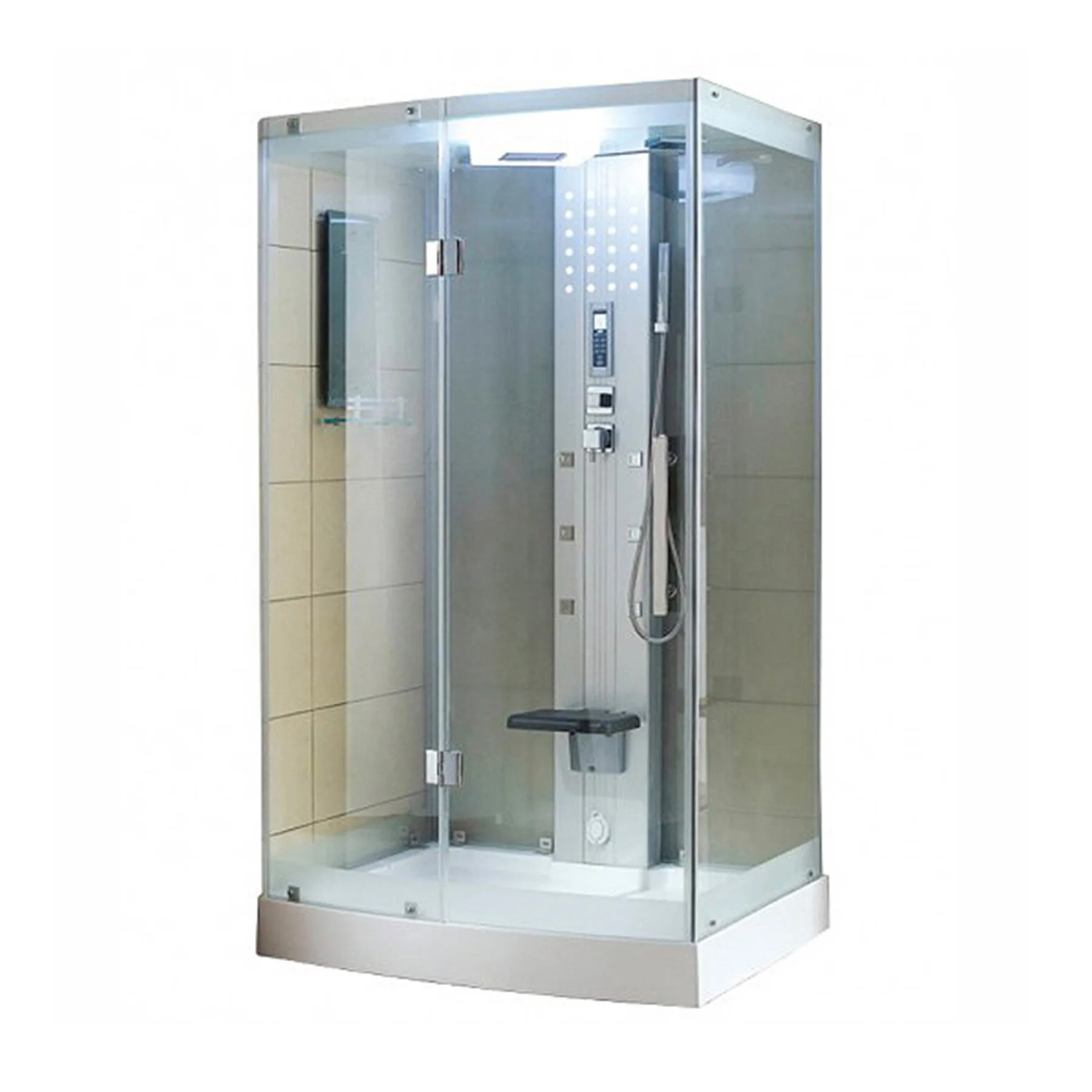 Mesa WS-300 47L x 35W x 85H 1 Person Walk In Steam Shower - image 1