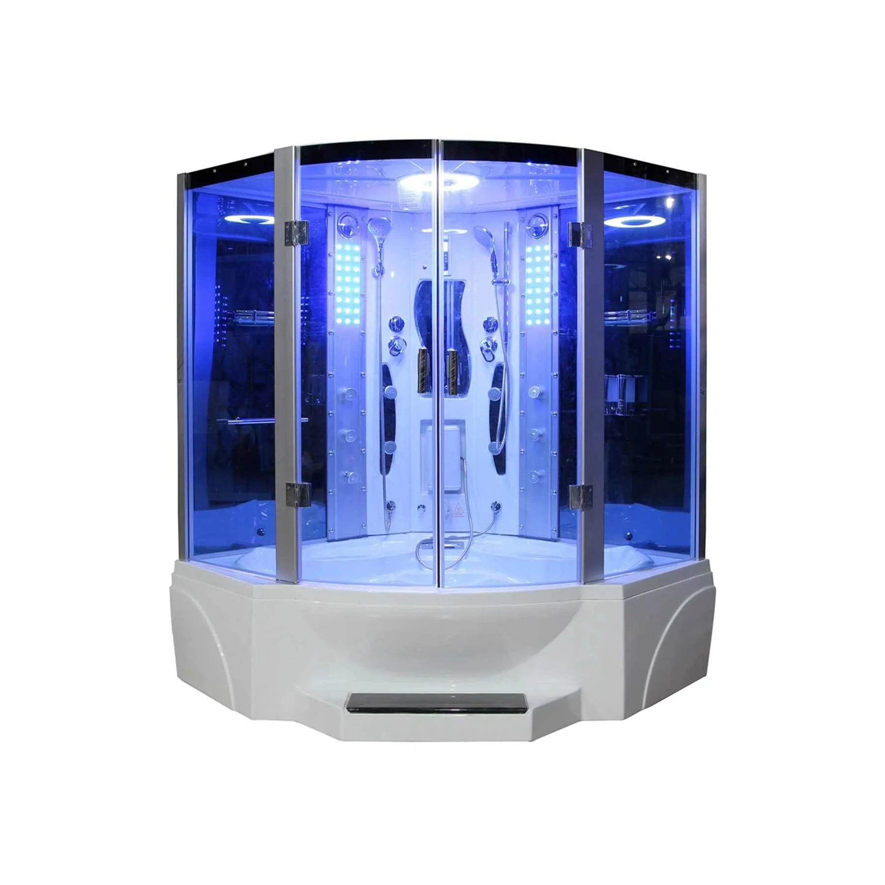Mesa WS-608P 63L x 63W x 85H 2 Person Jetted Tub Steam Shower - image 1