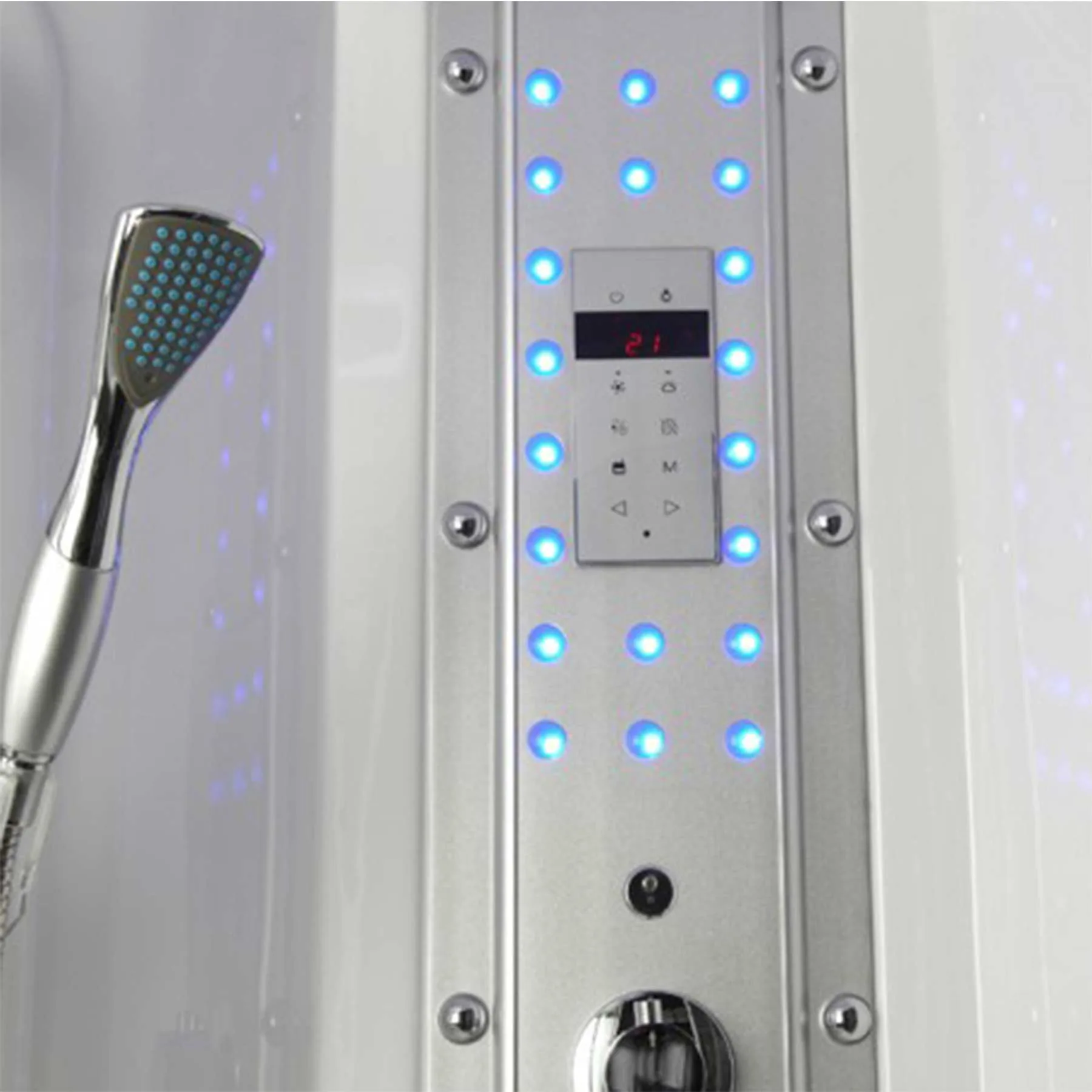 Mesa WS-905 60L x 33W x 85H 1 Person Jetted Tub Steam Shower - image 2