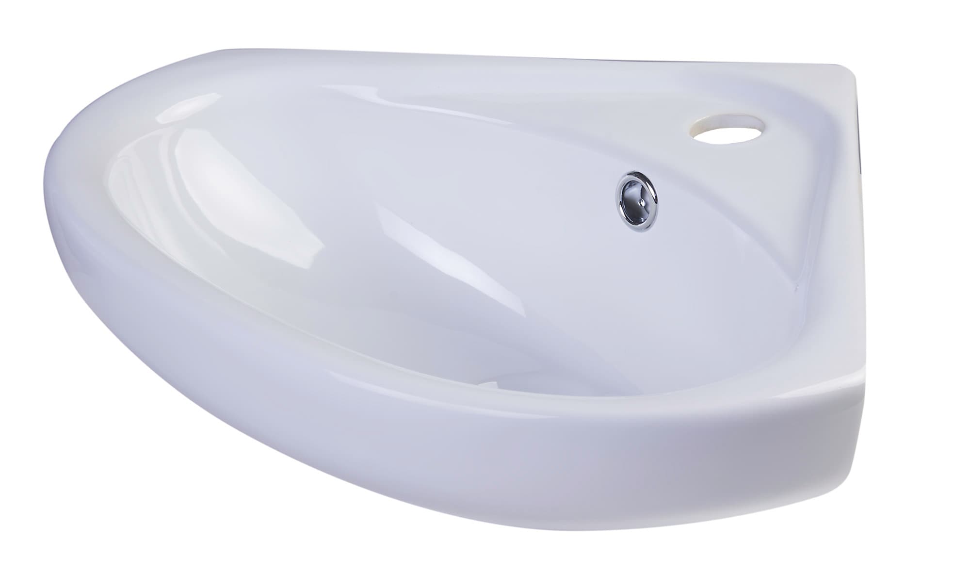 ALFI AB109 18" White Corner Wall Mounted Bath Sink - image 1