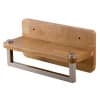 ALFI AB5510 12" Wooden Shelf Towel Bar